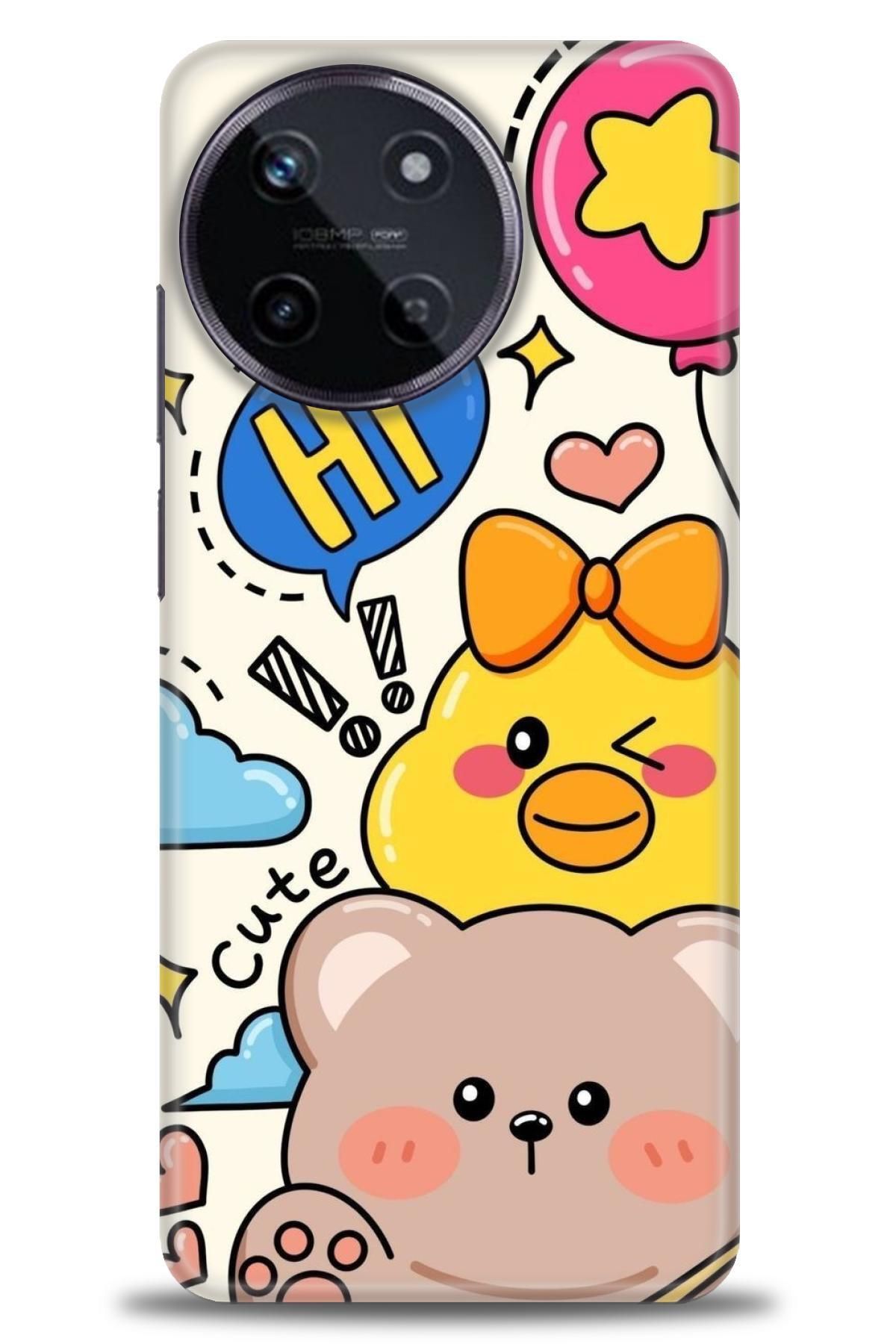 realme 11 İle Uyumlu HD Baskılı Kılıf - Karışık Seri - 651