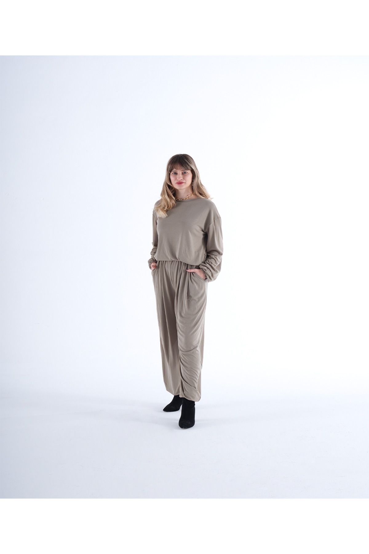 MODA Şalvar Pantolonlu Takım