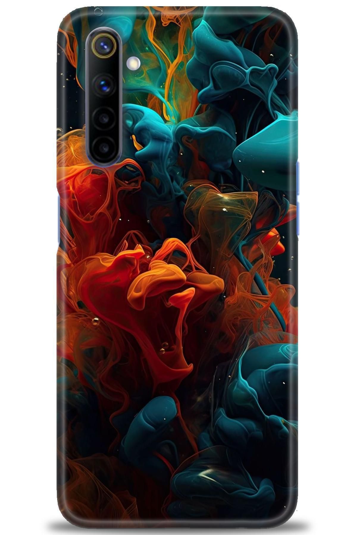 realme 6 İle Uyumlu HD Baskılı Kılıf - Karışık Seri - 807