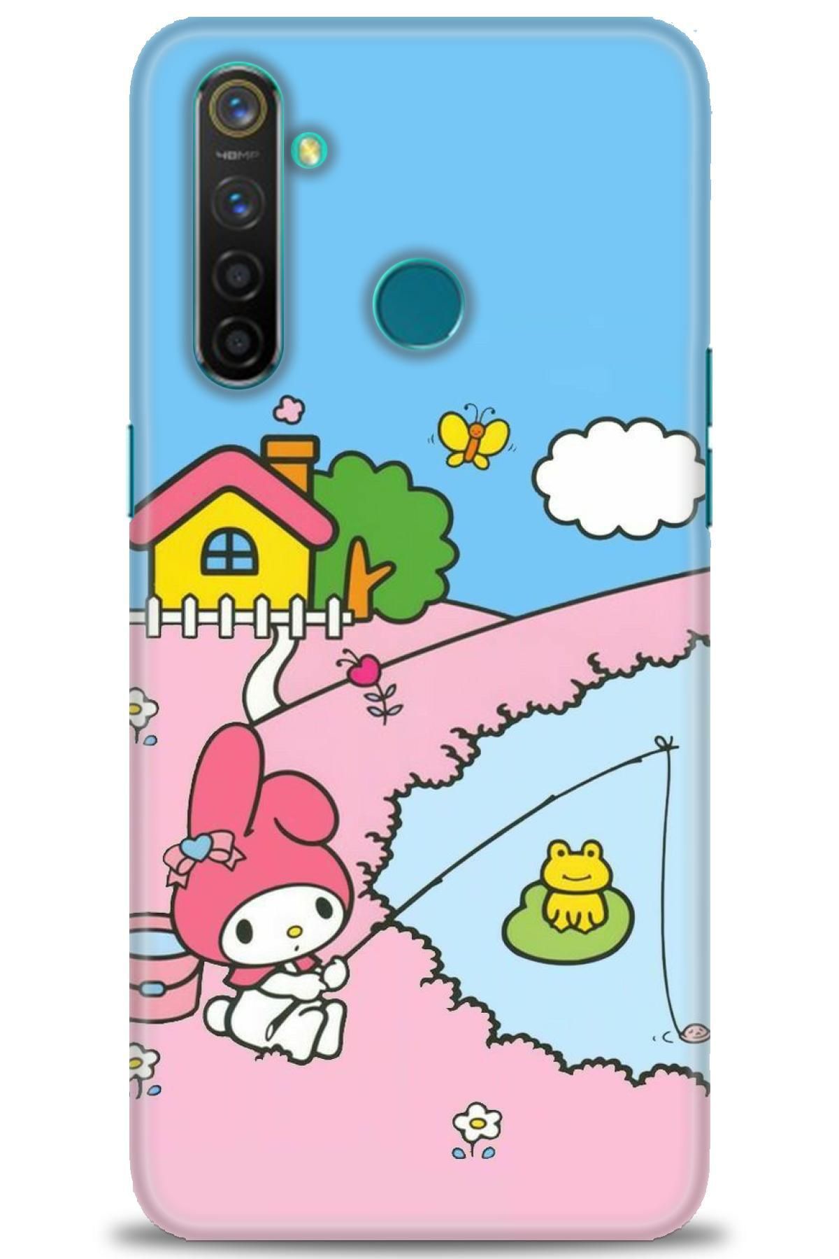 realme 5 Pro İle Uyumlu HD Baskılı Kılıf - Karışık Seri - 873