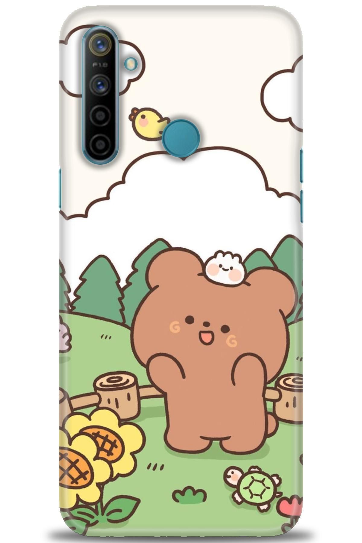 realme 5i İle Uyumlu HD Baskılı Desenli Silikon Kılıf - 836
