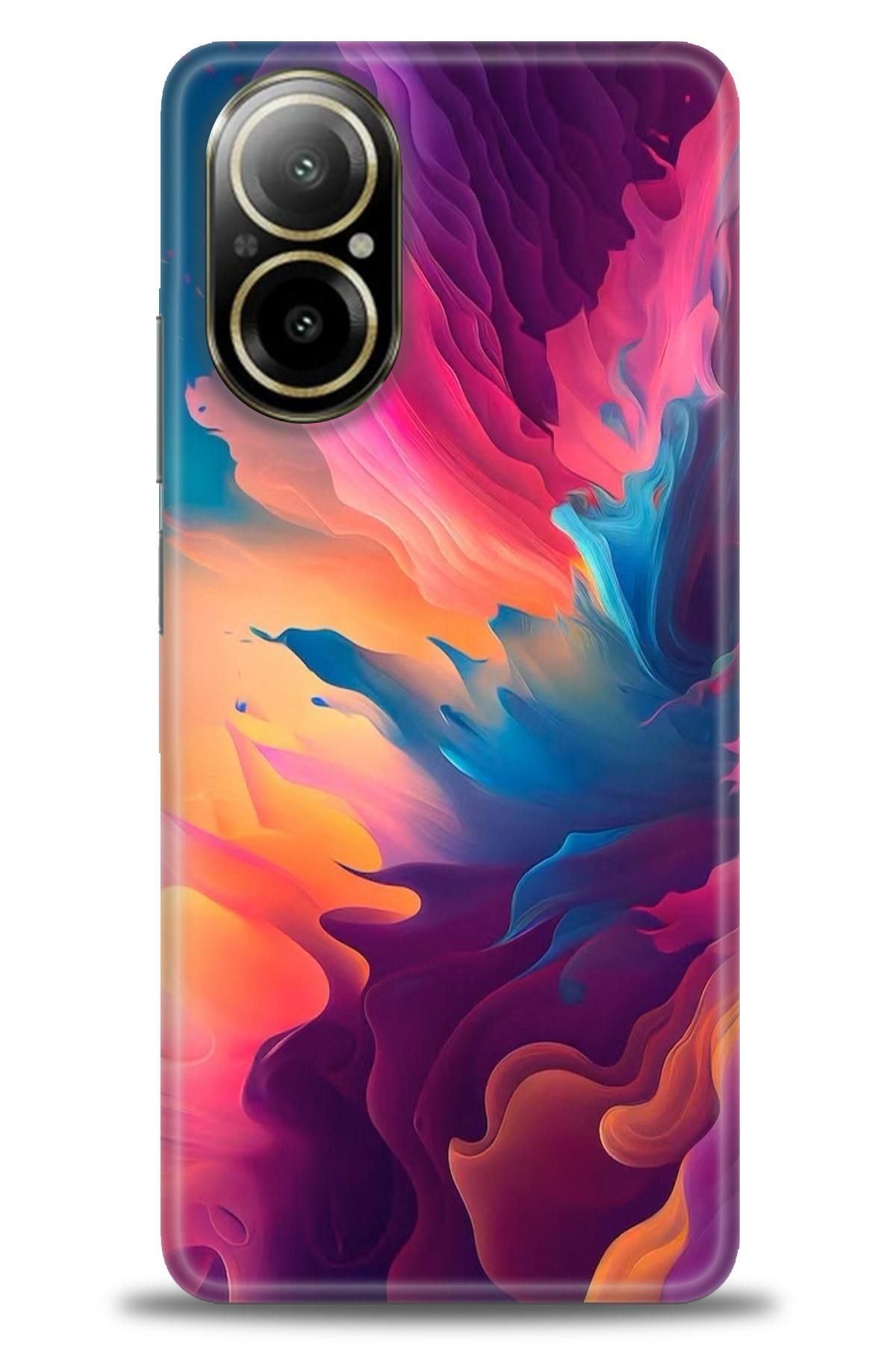 realme 12 Lite İle Uyumlu HD Baskılı Desenli Silikon Kılıf - 214