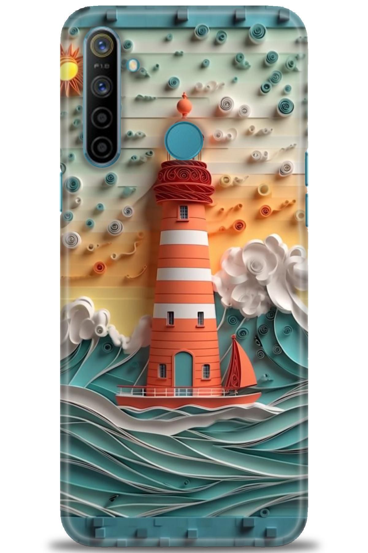 realme 5i İle Uyumlu HD Baskılı Kılıf - Karışık Seri - 881
