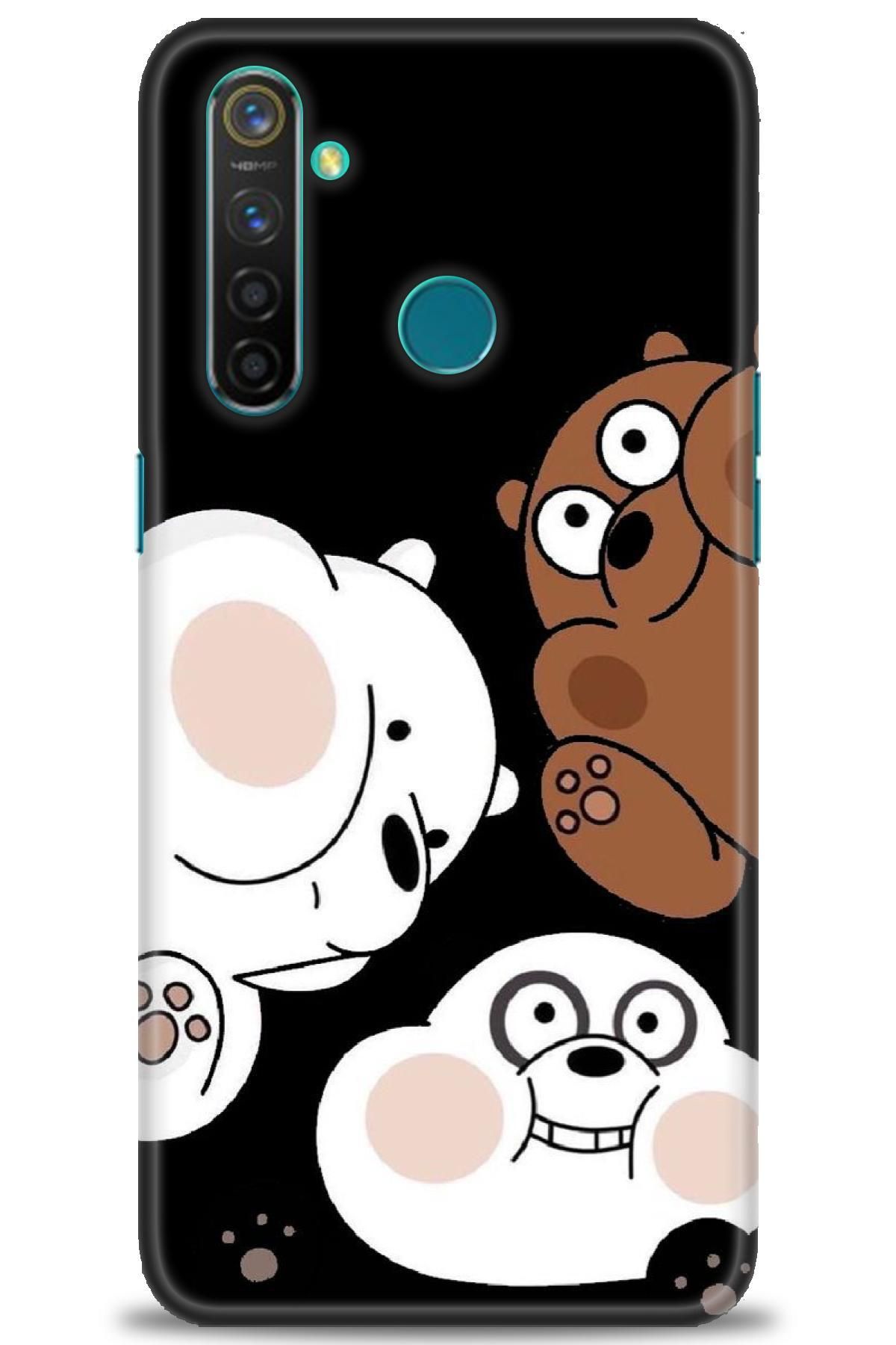 realme 5 Pro İle Uyumlu HD Baskılı Desenli Silikon Kılıf - 131