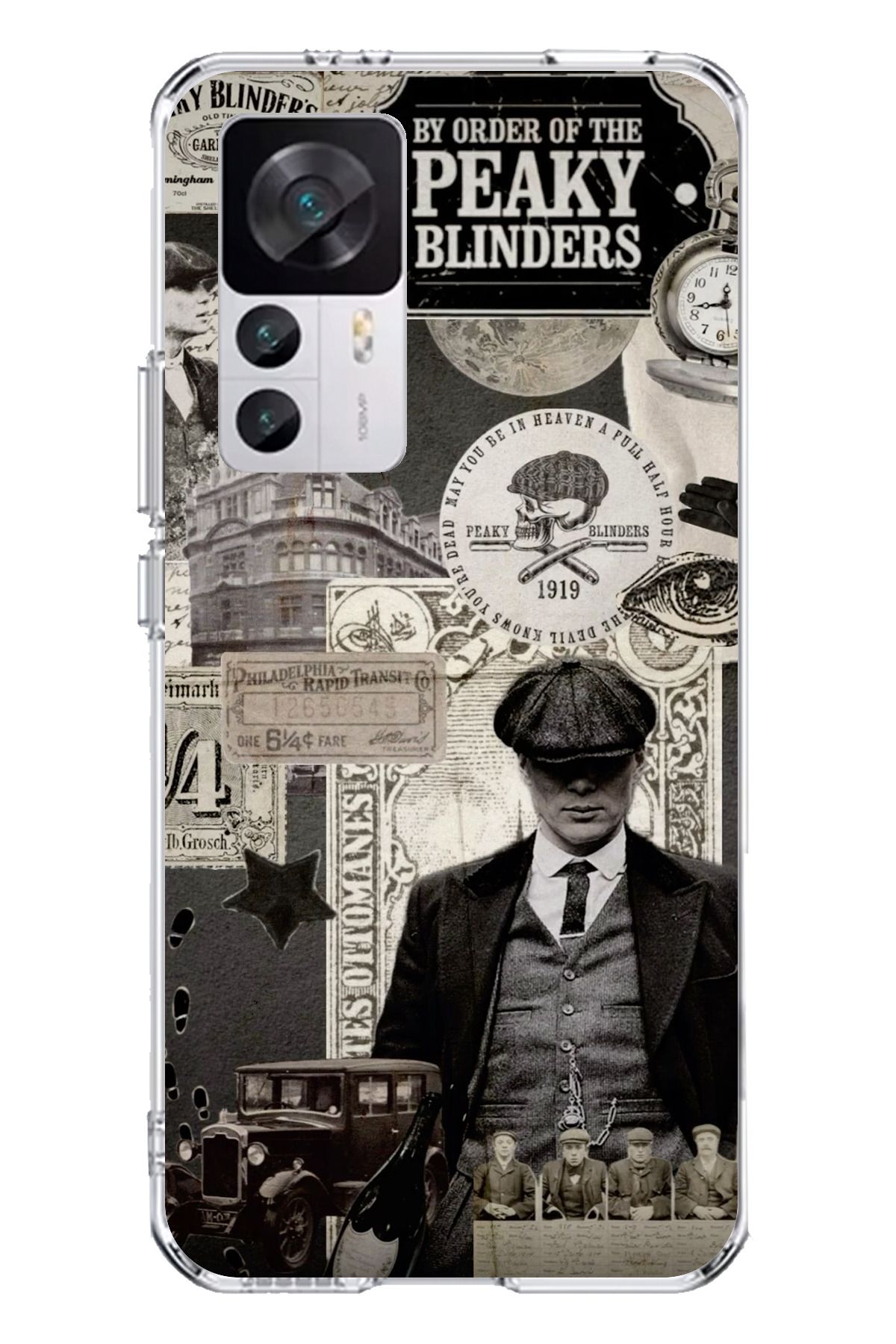 TechTree Xiaomi Mi 12T - 12T PRO Uyumlu Peaky Blinders Şeffaf Silikon Kılıf