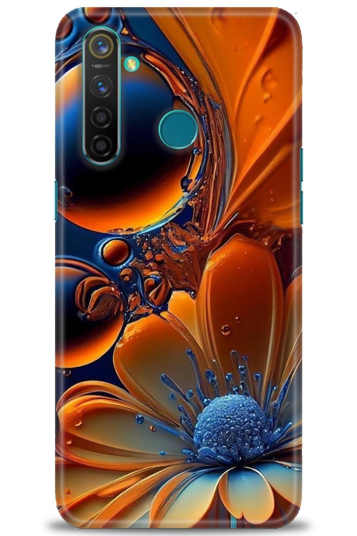 realme 5 Pro İle Uyumlu HD Baskılı Kılıf - Karışık Seri - 360