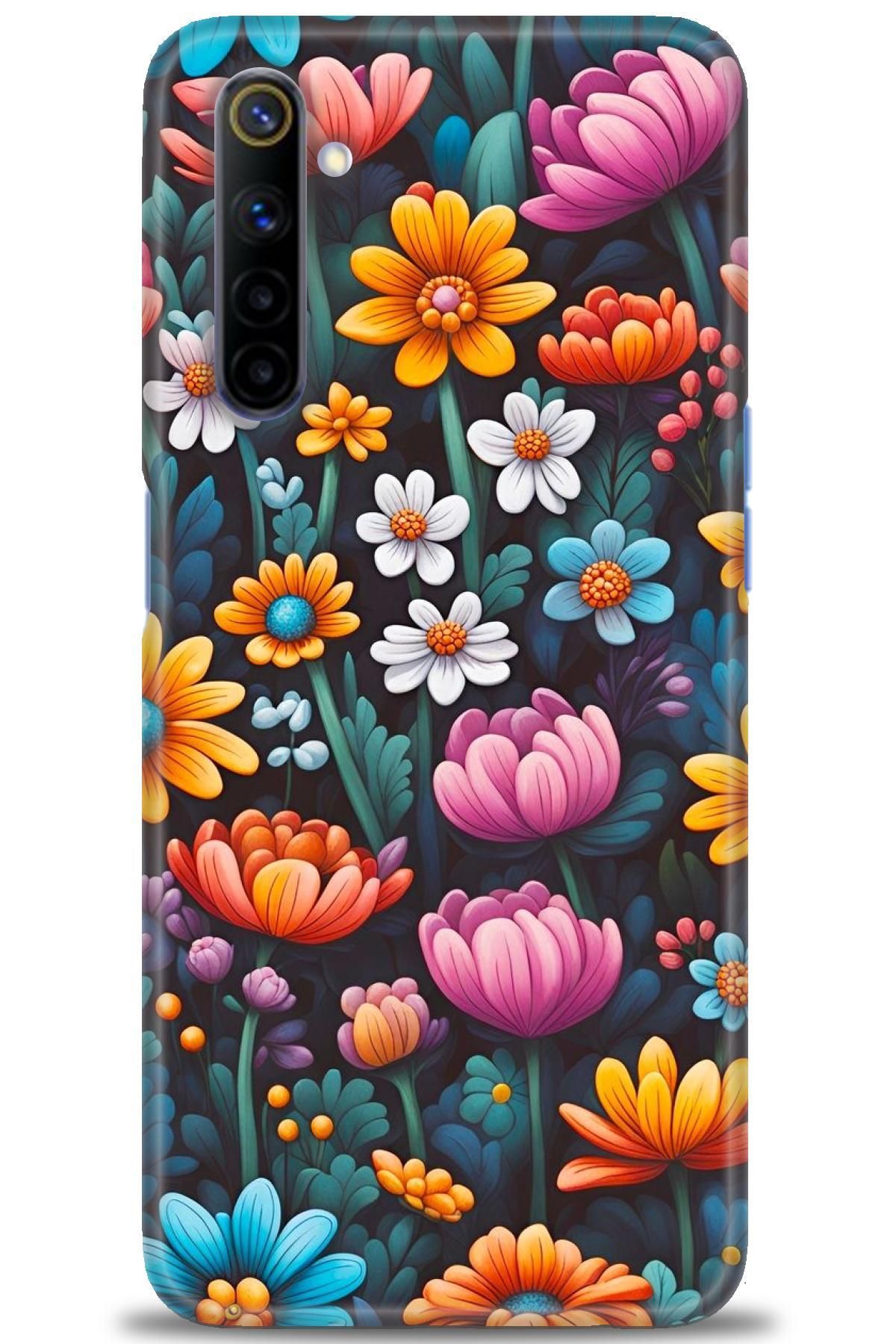 realme 6 İle Uyumlu HD Baskılı Kılıf - Karışık Seri - 533