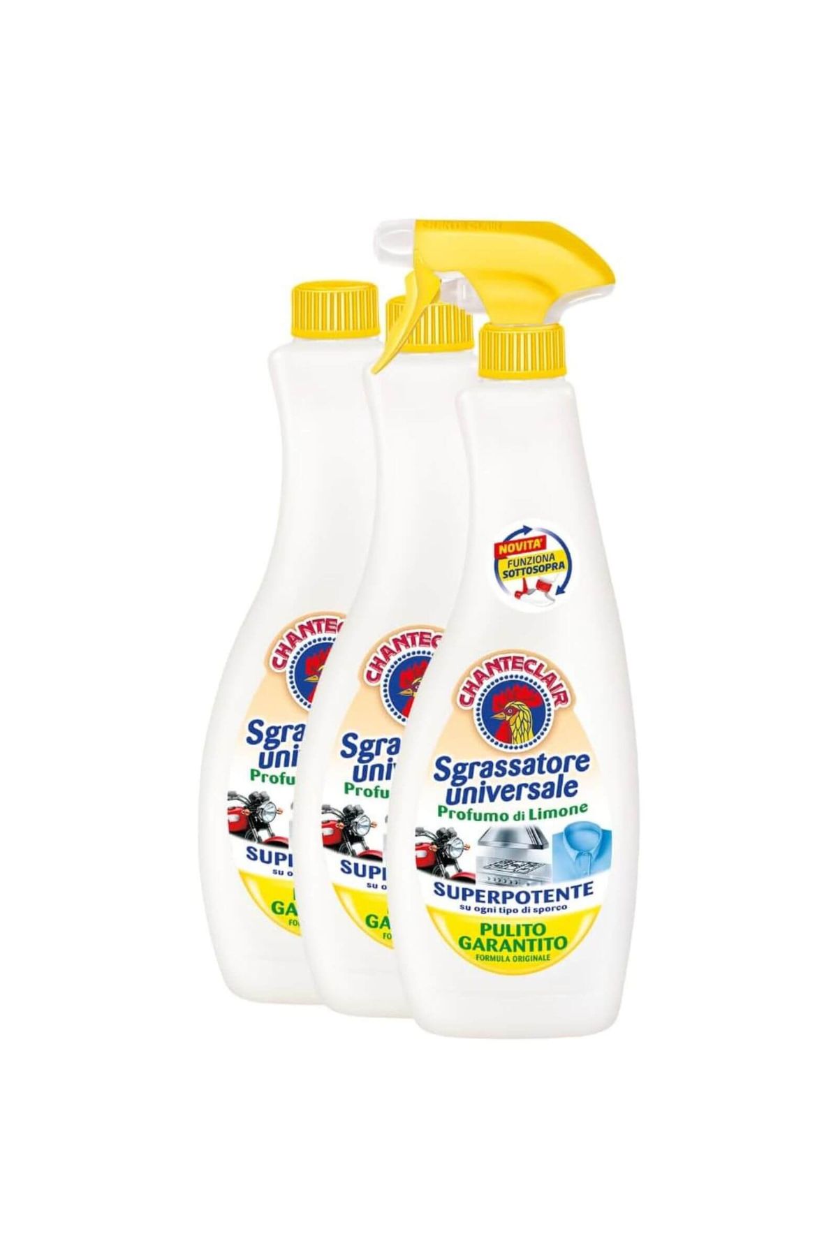 chante clair Pachet De 2 Rezerve 1 Chanteclair Spray Degresant Cu Lămâie, 1800 Ml, Sgrassatore - One Size