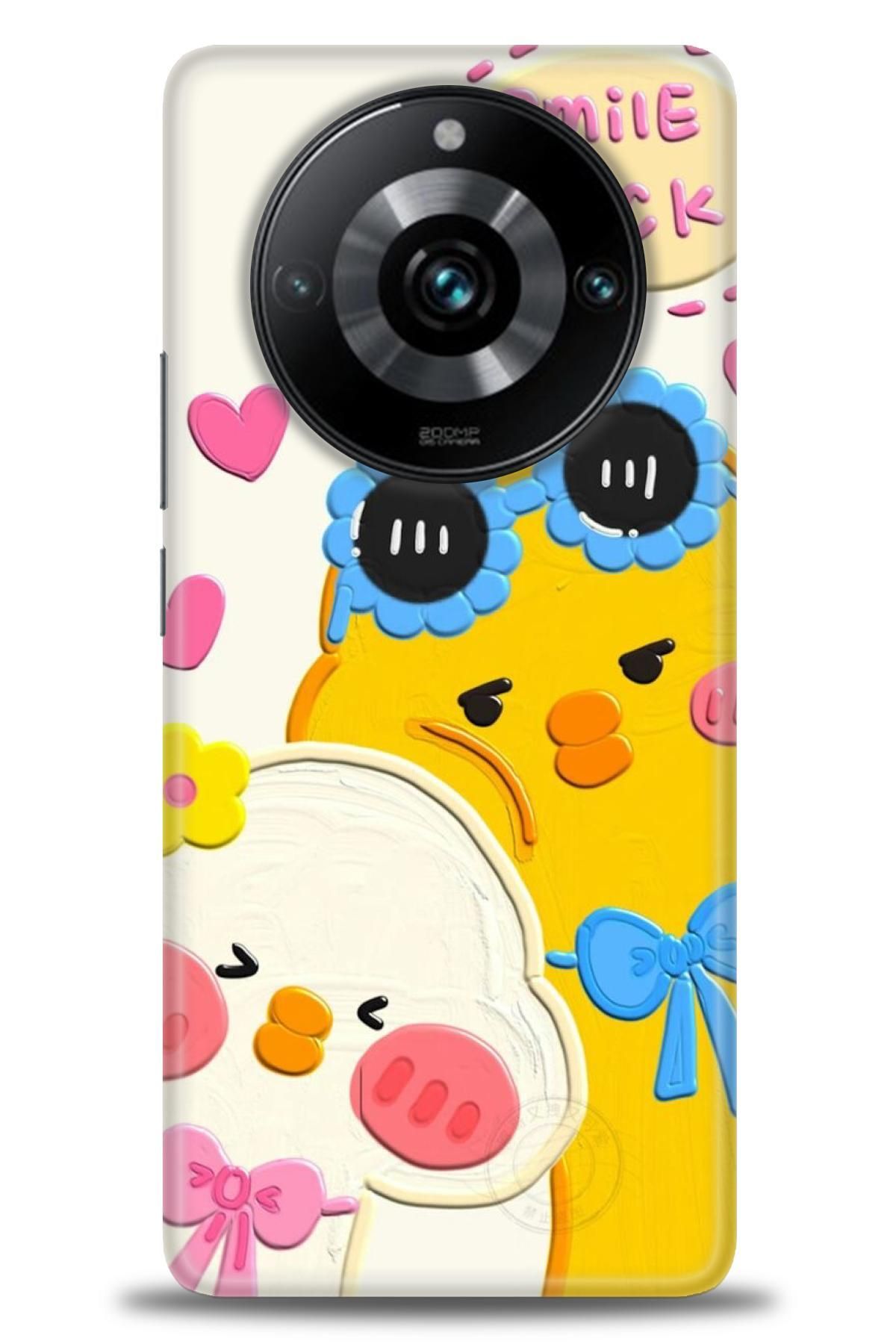 realme 11 Pro / 11 Pro Plus İle Uyumlu HD Baskılı Desenli Silikon Kılıf - 951