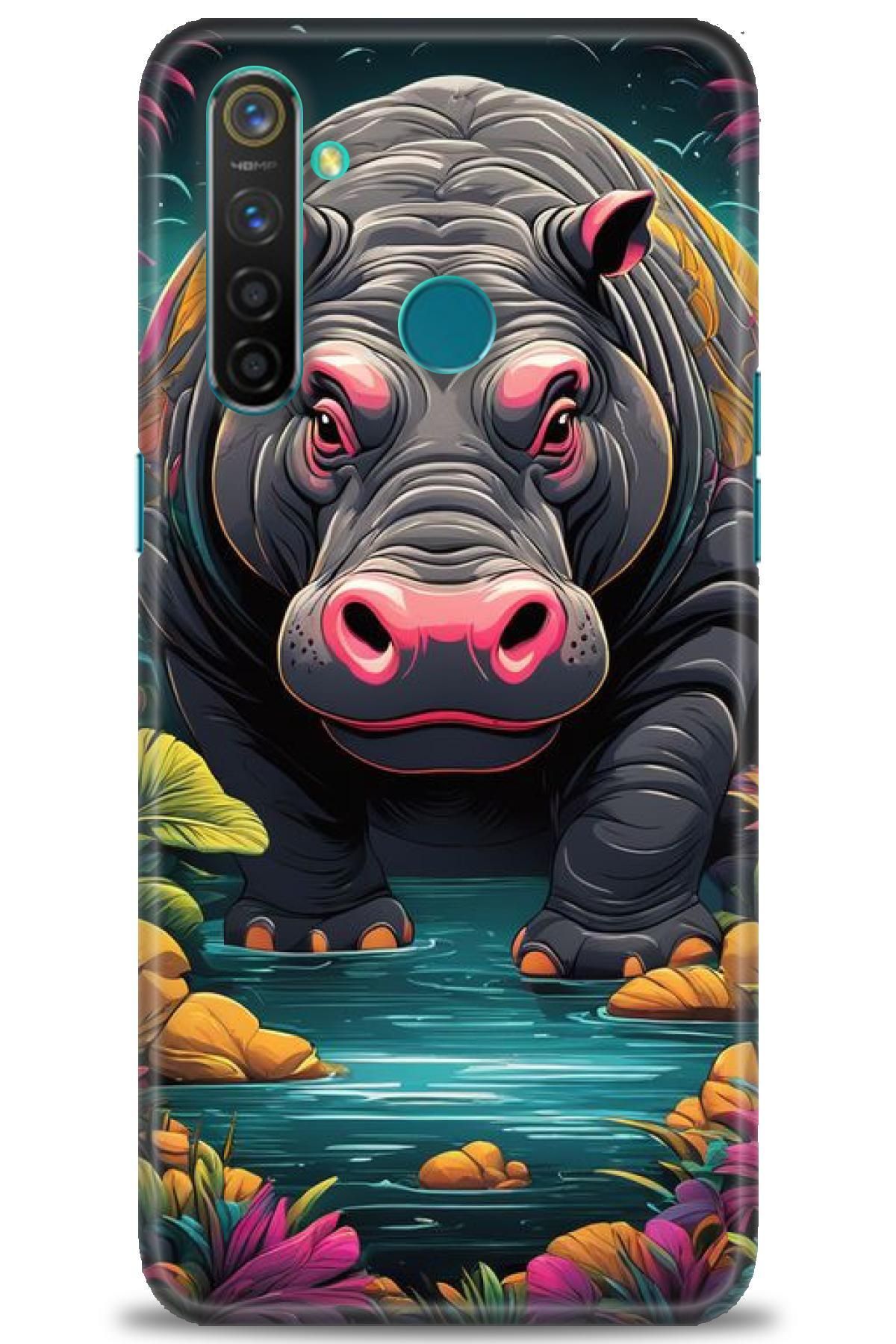 realme 5 Pro İle Uyumlu HD Baskılı Kılıf - Karışık Seri - 633