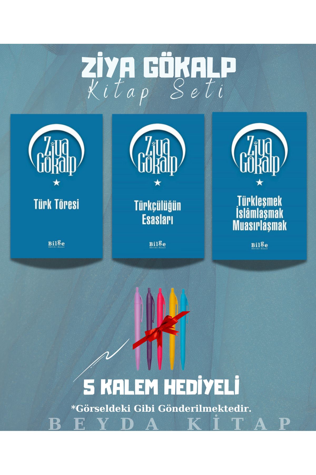 Bilge Kültür Sanat Türk Töresi - Türkçülüğün Esasları - Türkleşmek - Kitap Seti - Kalem Hediyeli