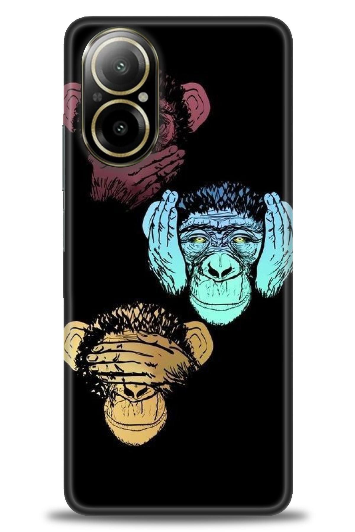 realme 12 Lite İle Uyumlu HD Baskılı Desenli Silikon Kılıf - 841