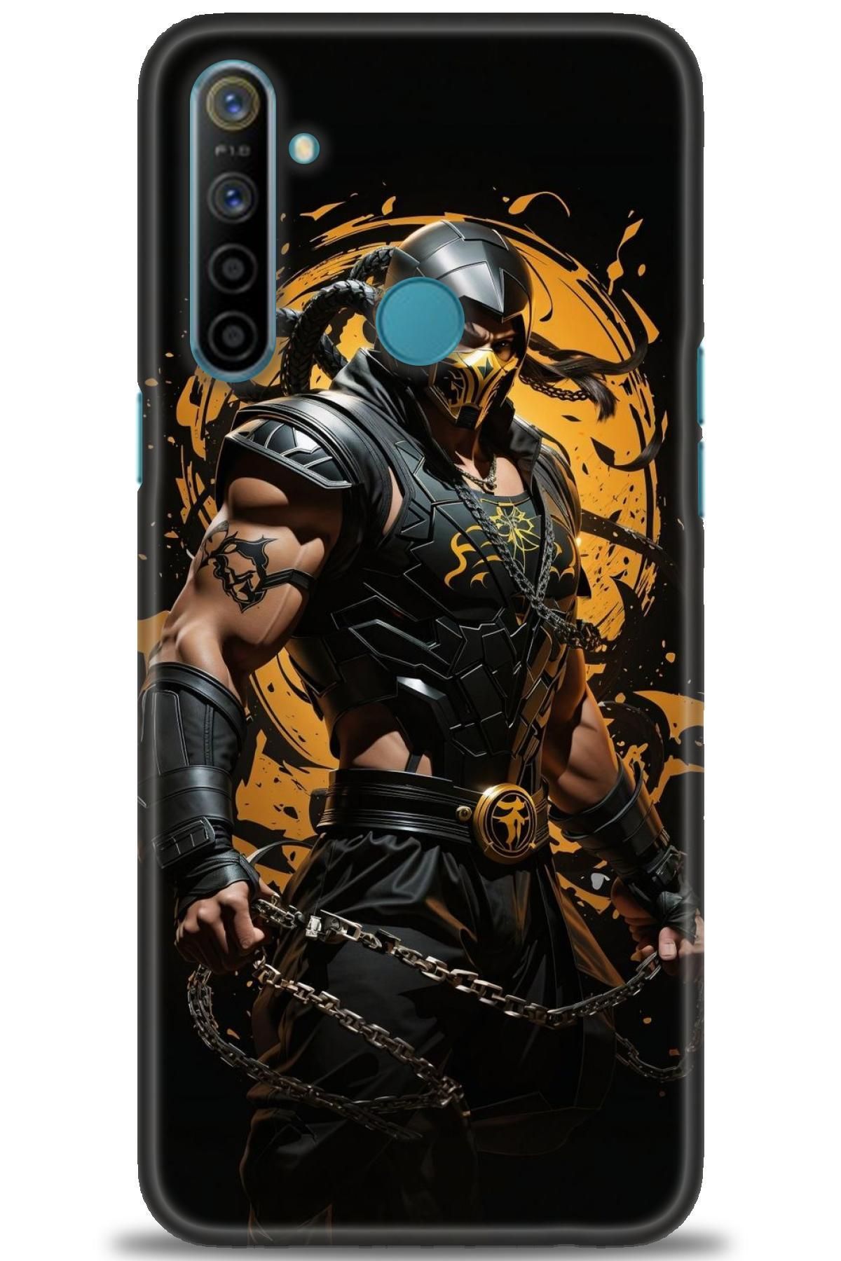 realme 5i İle Uyumlu HD Baskılı Desenli Silikon Kılıf - 893
