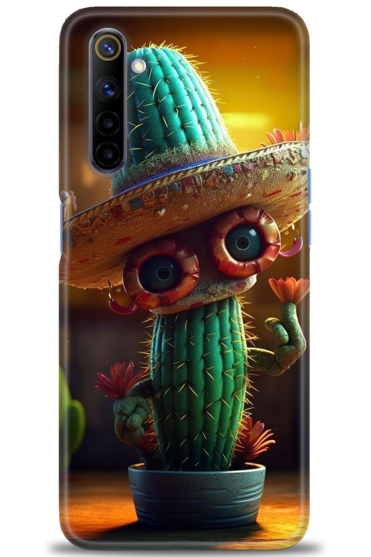 realme 6 İle Uyumlu HD Baskılı Desenli Silikon Kılıf - 489
