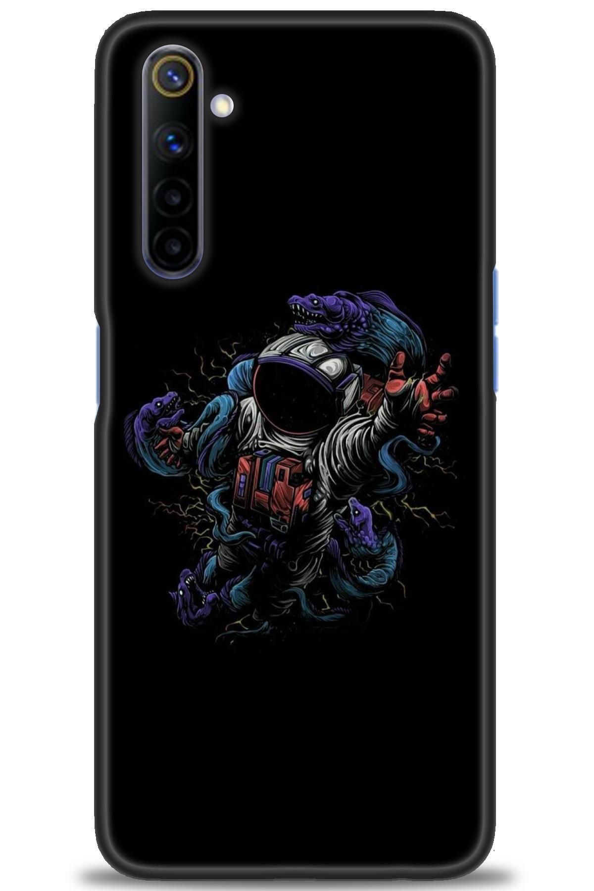 realme 6 İle Uyumlu HD Baskılı Desenli Silikon Kılıf - 915