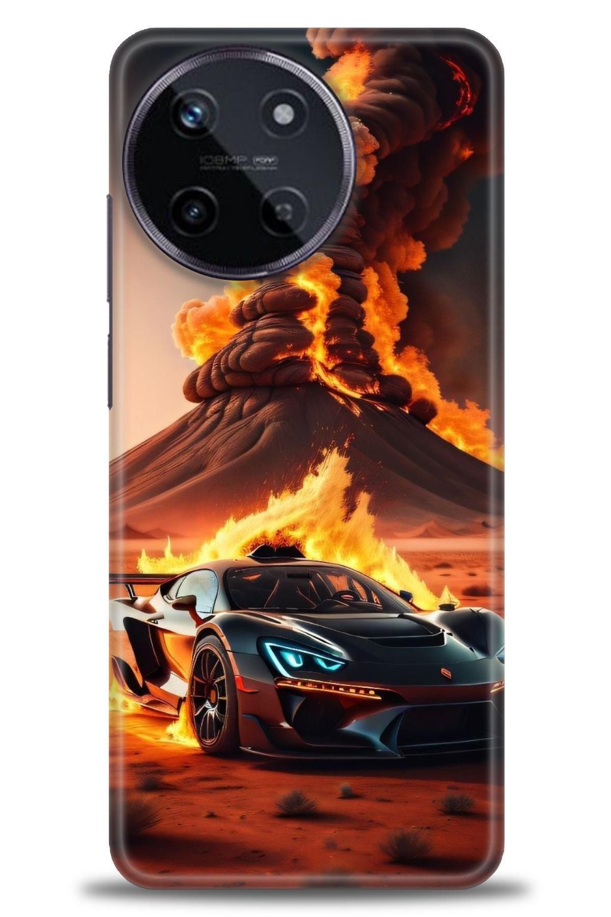 realme 11 4G İle Uyumlu HD Baskılı Desenli Silikon Kılıf - 856