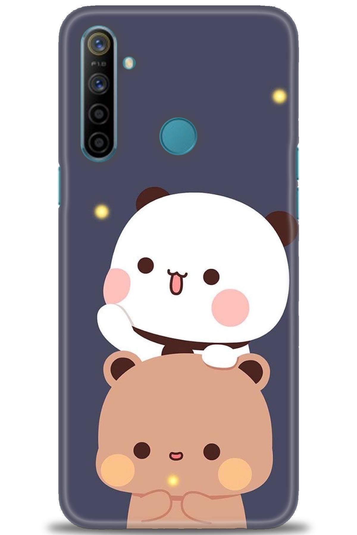 realme 5i İle Uyumlu HD Baskılı Desenli Silikon Kılıf - 394