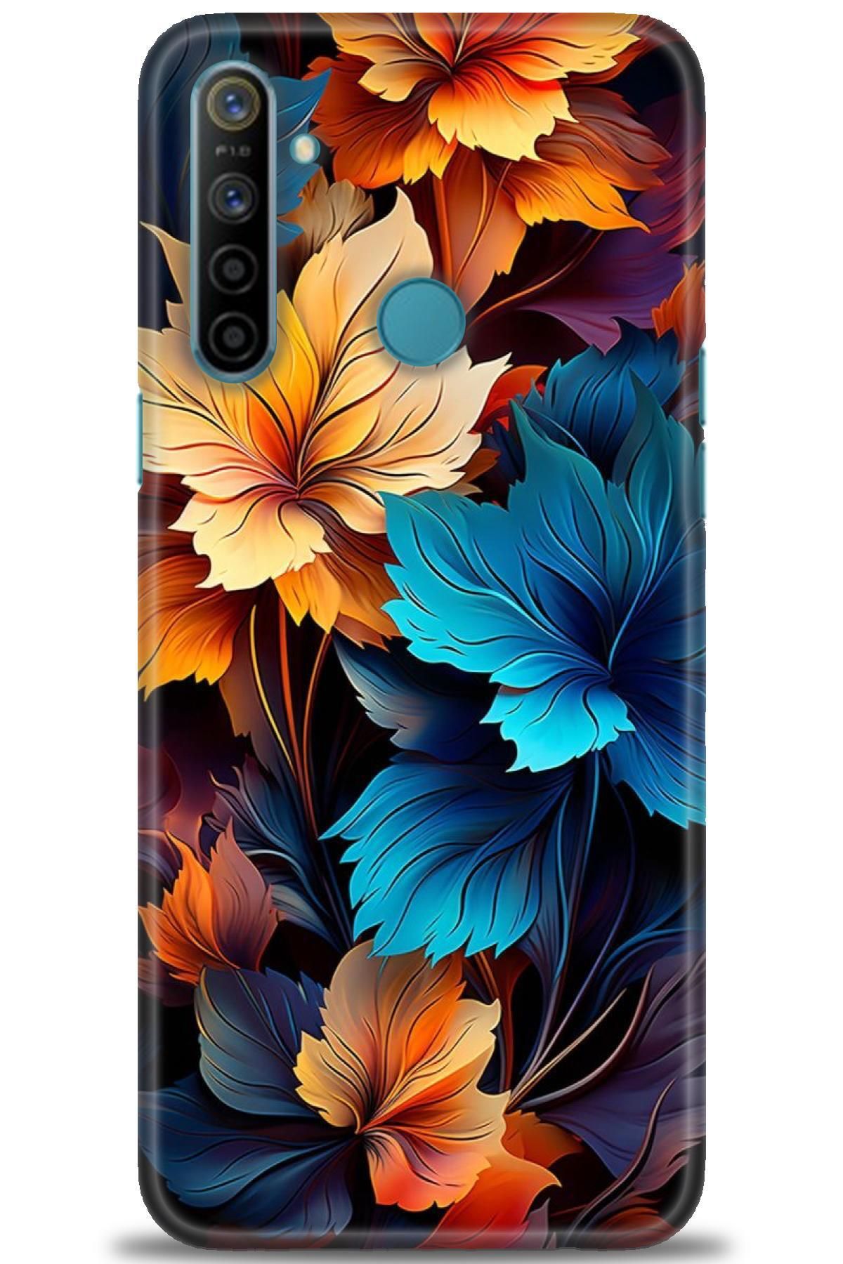 realme 5i İle Uyumlu HD Baskılı Desenli Silikon Kılıf - 972
