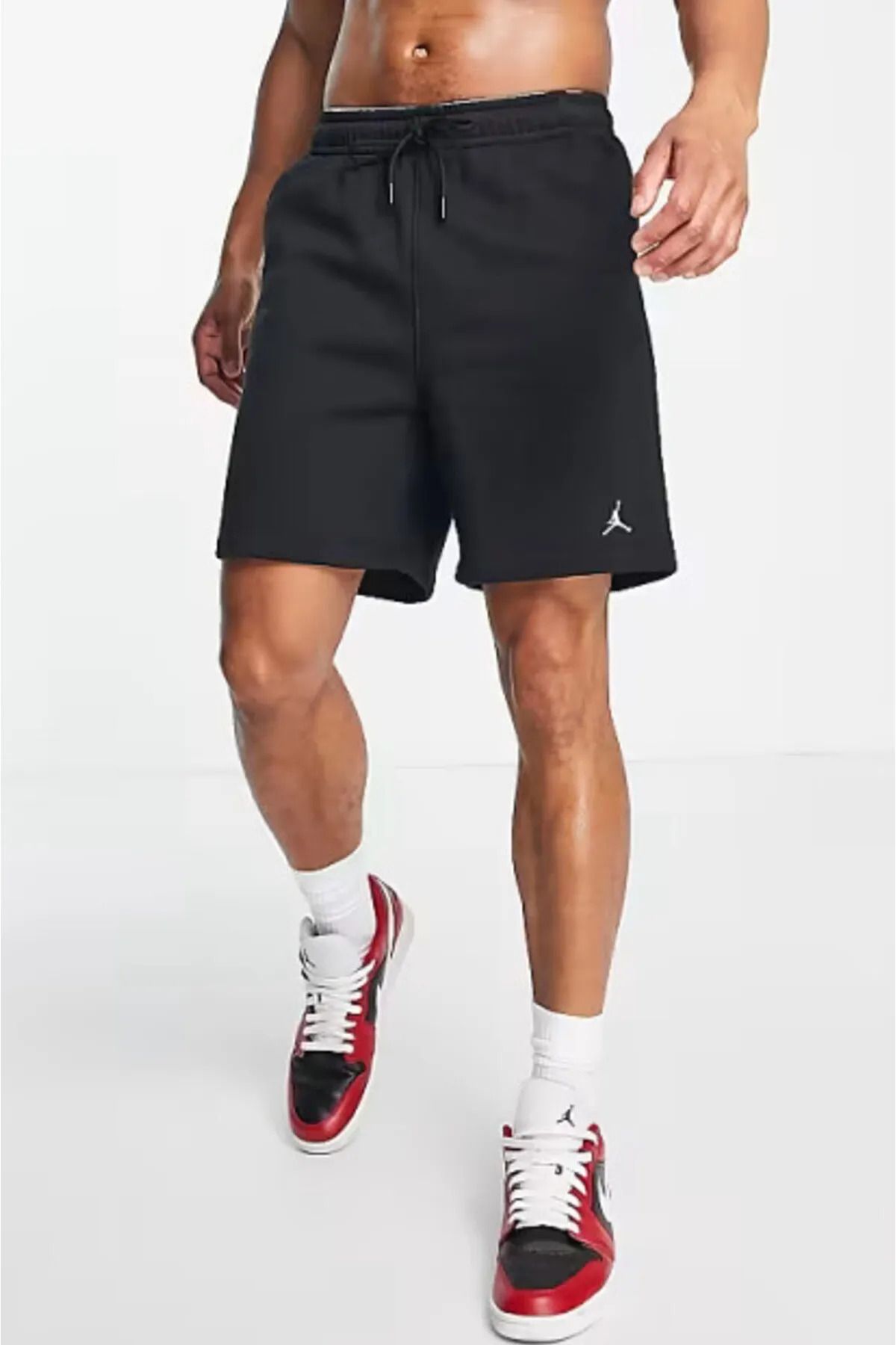 Nike Jordan Essentials Fleece Erkek Siyah Günlük Şort