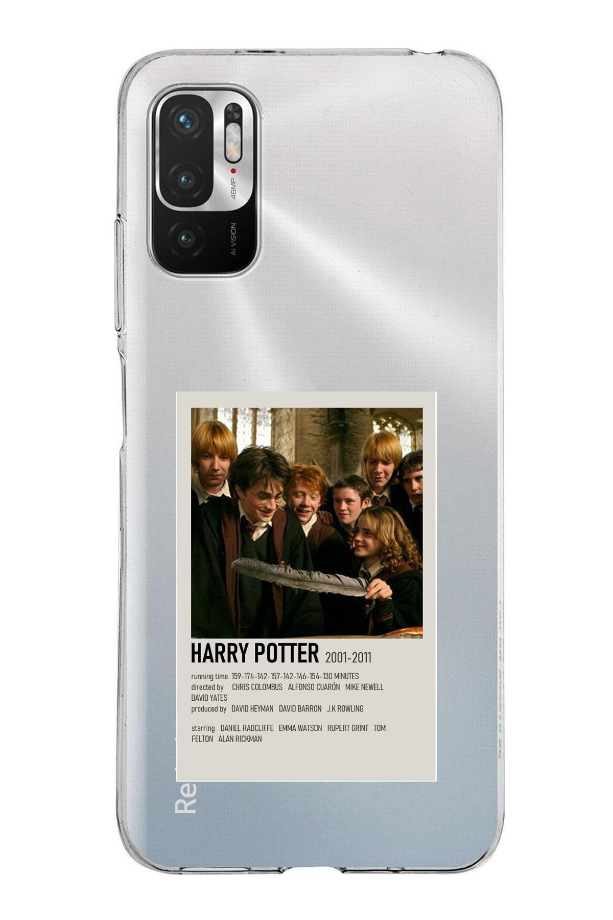 TechTree Redmi Note 10 5G Uyumlu Haryy Potter Tasarımlı Şeffaf Silikon Kılıf