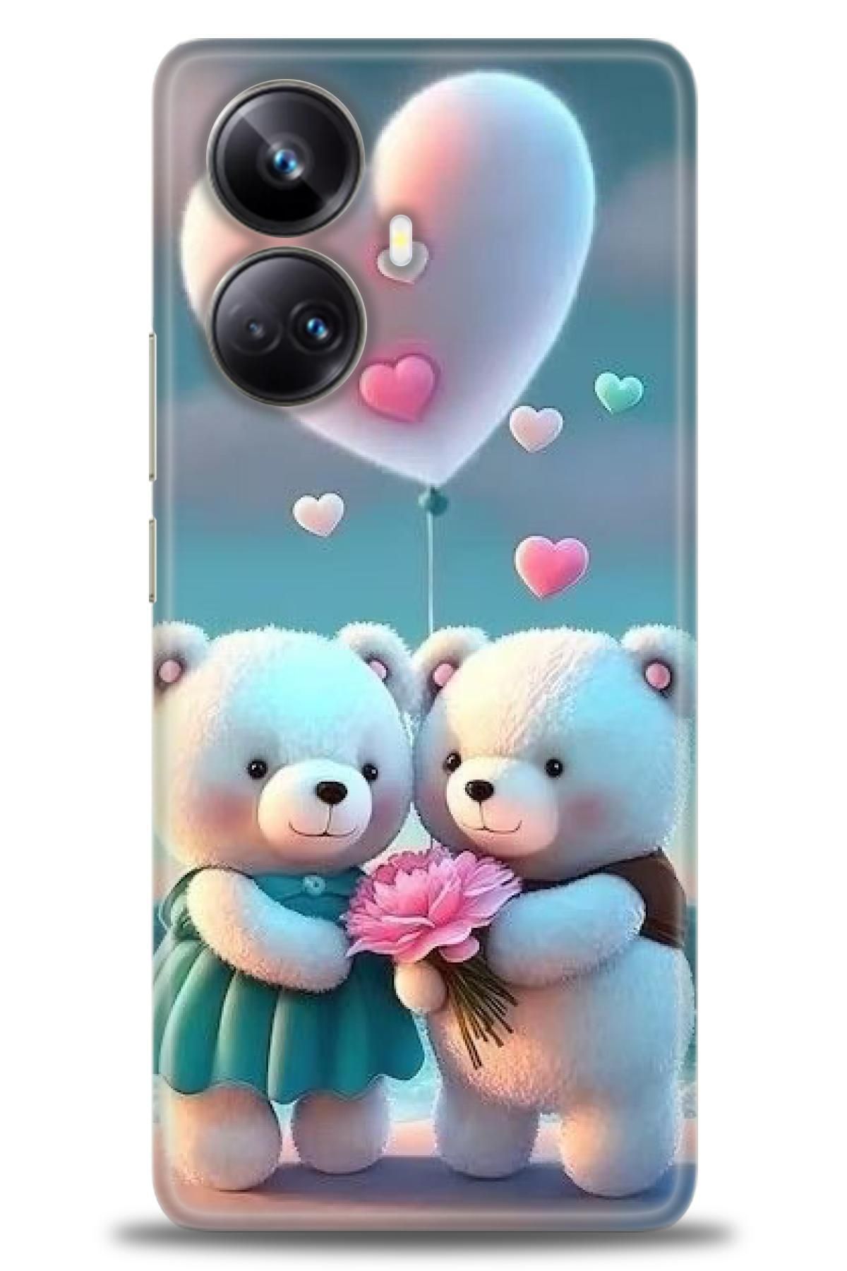 realme 10 Pro Plus İle Uyumlu HD Baskılı Desenli Silikon Kılıf - 609