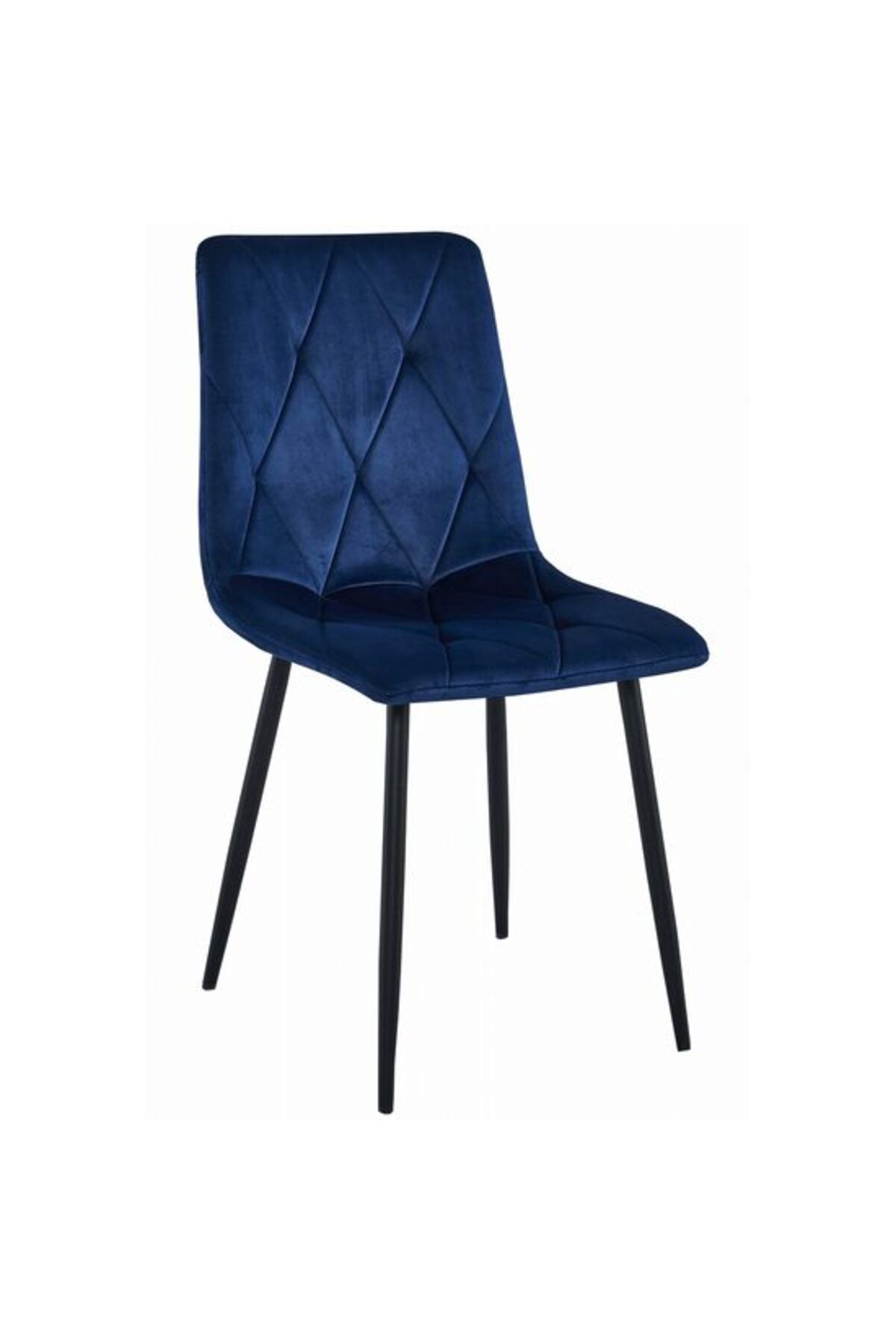 Avex Scaun De Bucătărie/living, Artool, Libra, Catifea, Metal, Bleumarin Și Negru, 44x40x88,5 Cm - One Size