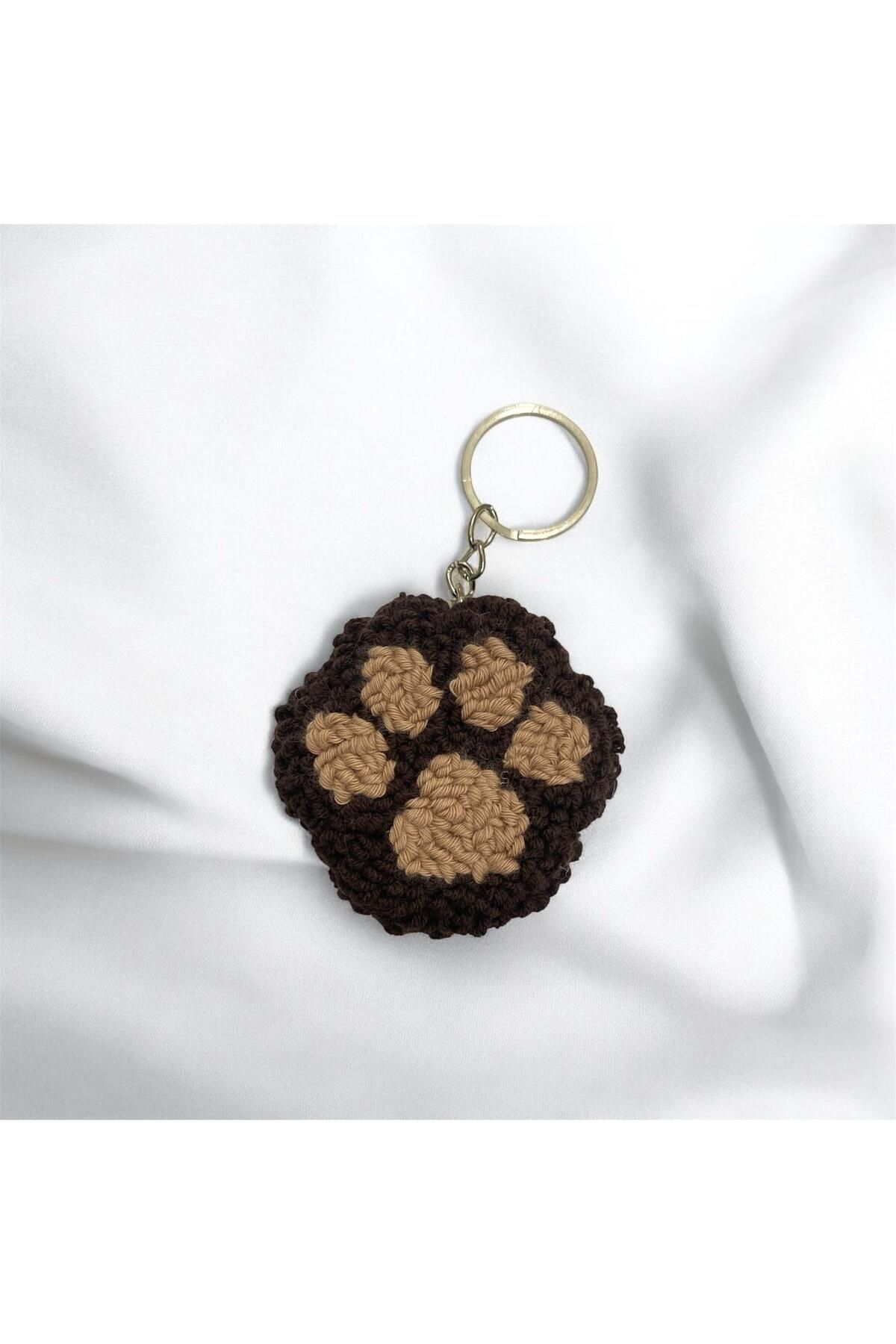 YümanınYumağı Hand Made Örgü Köpek Pati Anahtarlık