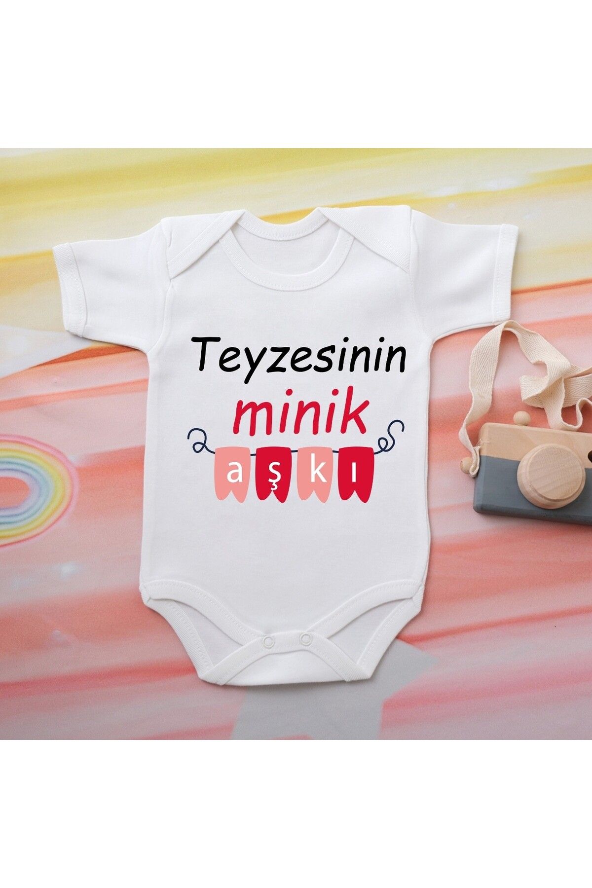 soft wing %100 Pamuklu Organik Baskılı Premium Çıtçıtlı Bebek Body Atlet Zıbın 00518