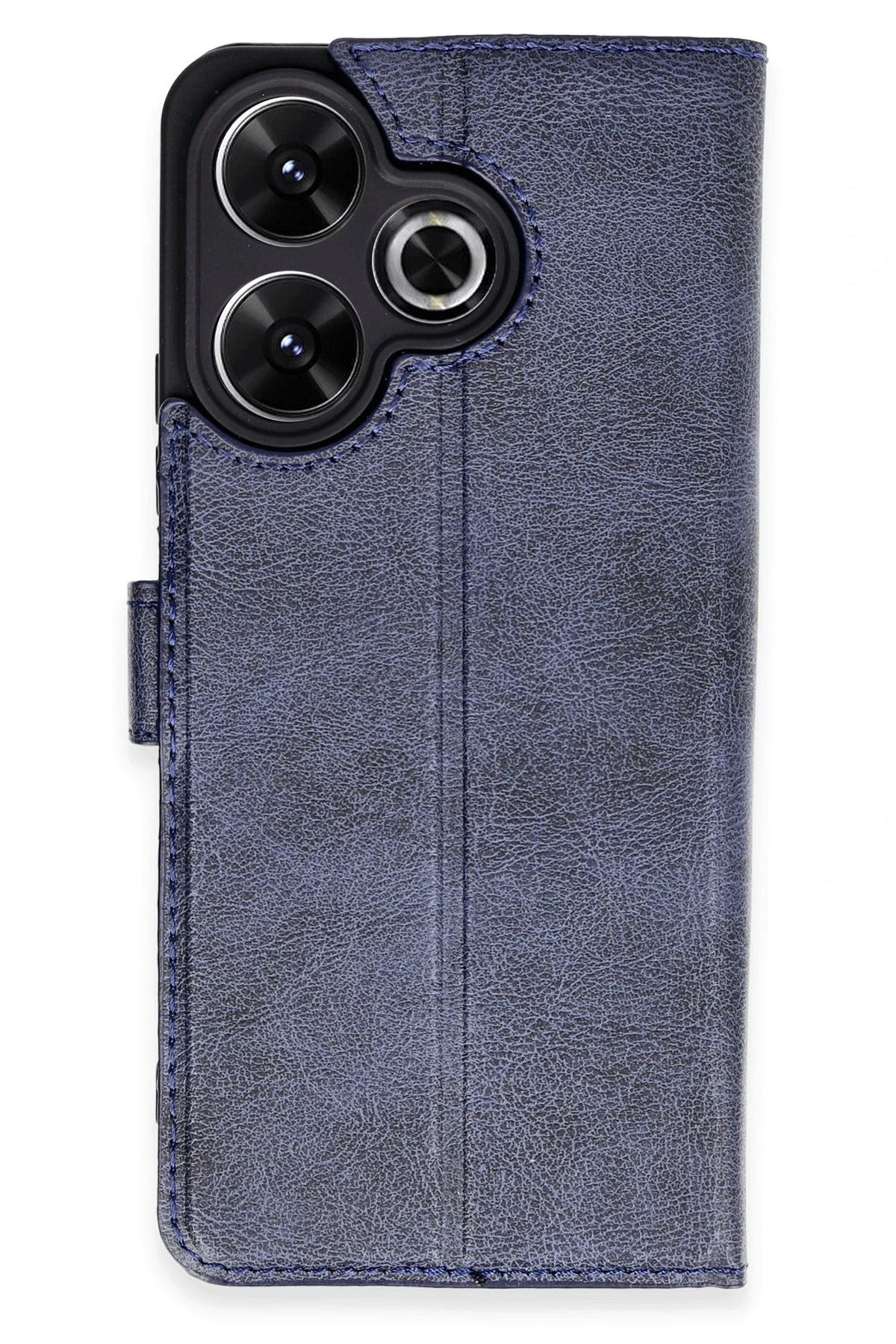 NewFace Xiaomi Redmi 13 4G Kılıf Trend S Plus Kapaklı Kılıf - Lacivert YKTSN