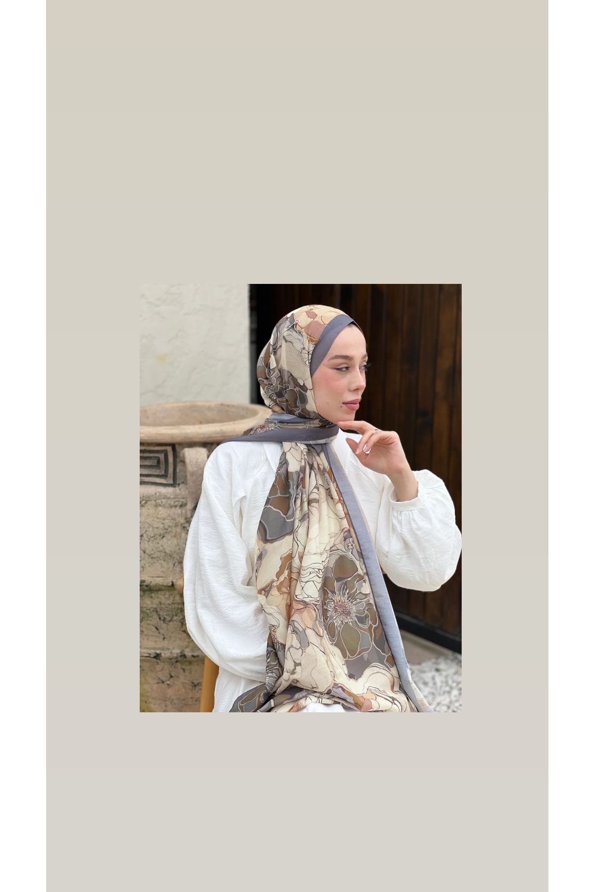 Kaşmir Desenli lina şal