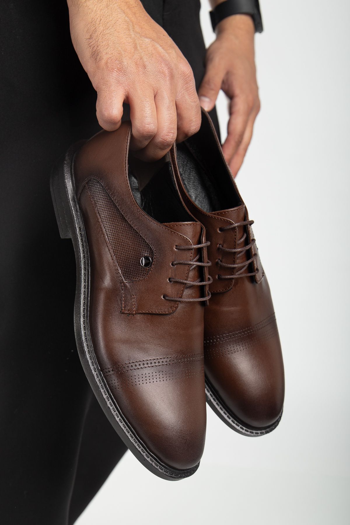 lavishoes L02018 Günlük Ortopedik Erkek Hakiki Deri Klasik Ayakkabı