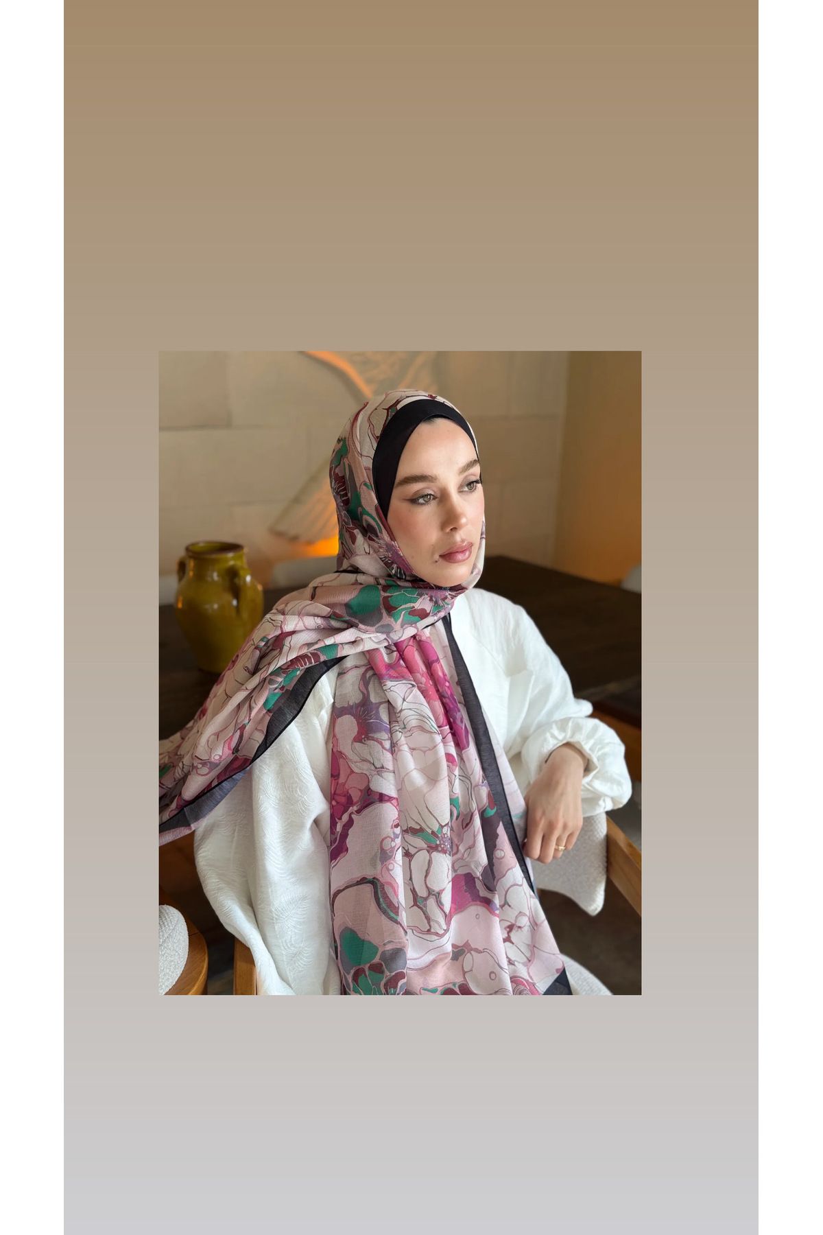 Kaşmir Desenli lina şal