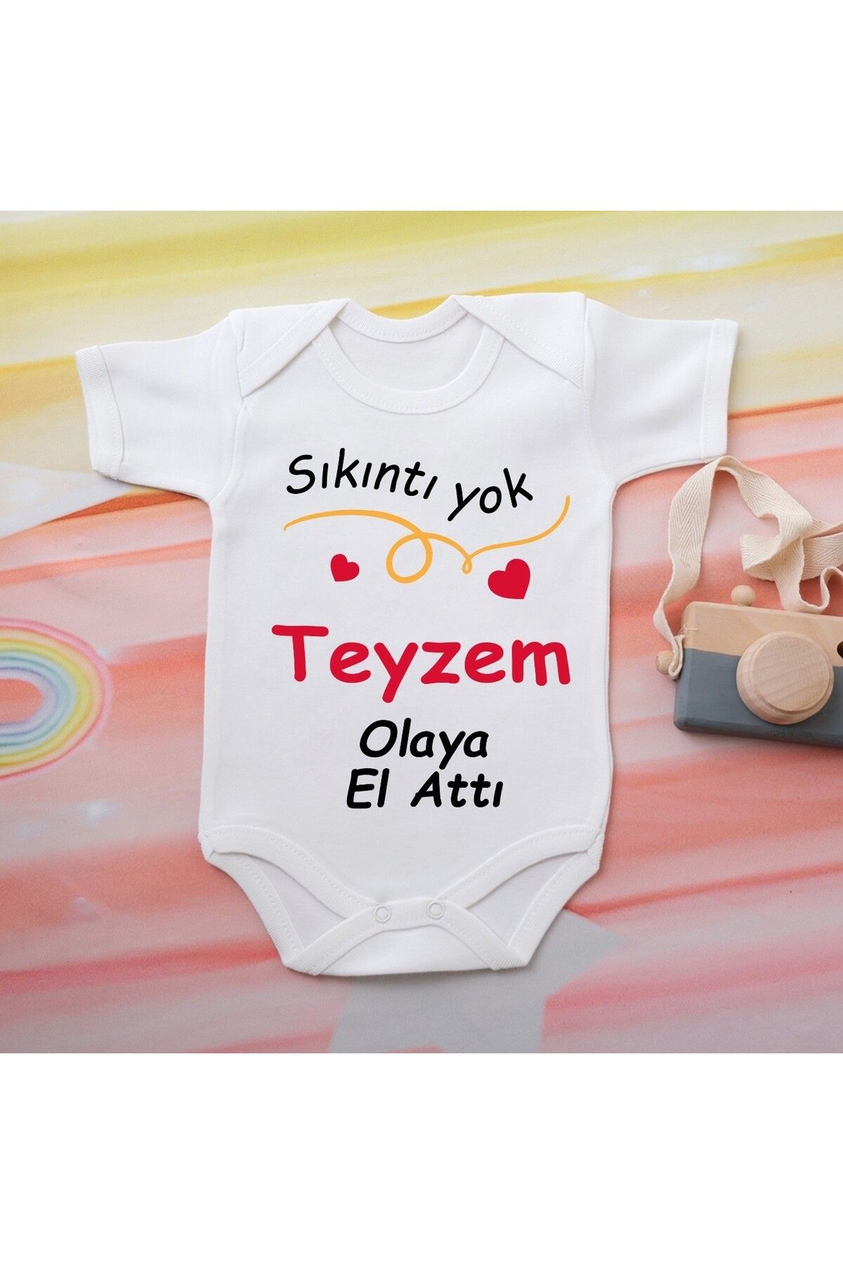 soft wing %100 Pamuklu Organik Baskılı Premium Çıtçıtlı Bebek Body Atlet Zıbın 00507