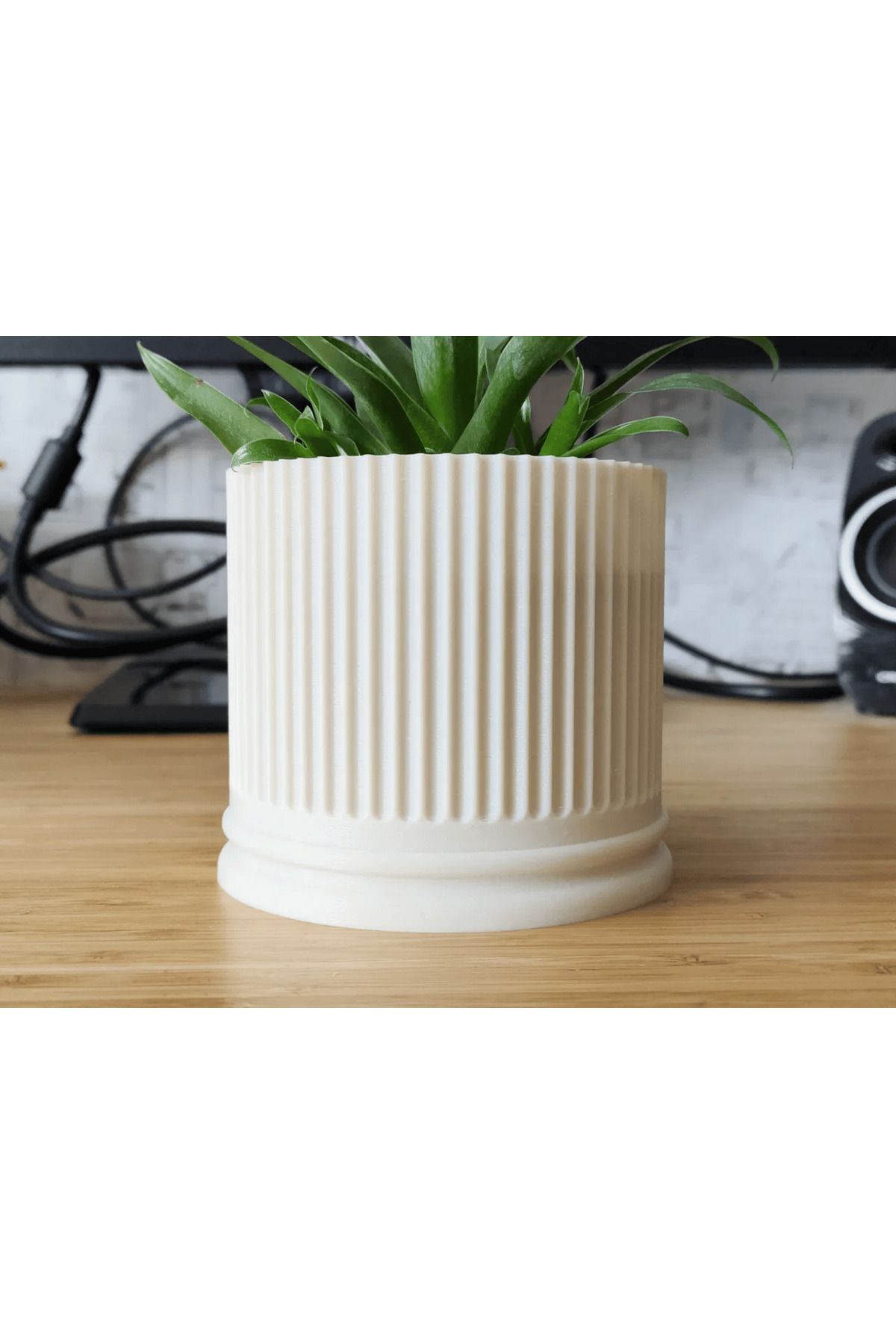 GearStudio Antik Yunan Sütun Tasarımlı Saksı – Modern 3D Baskı Dekoratif Vazo