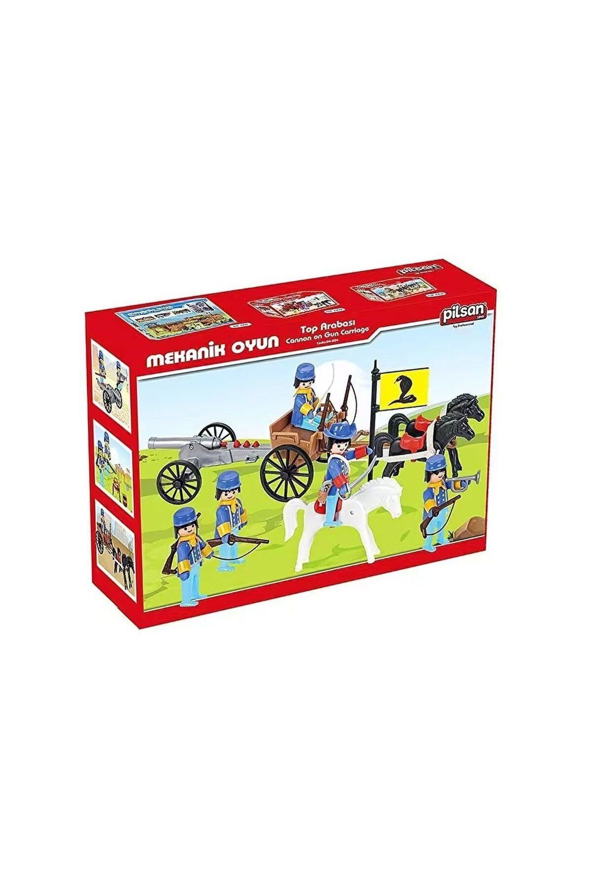 OEM 04 004 Mini Mekanik Seri 4 Top Arabası -Pilsan Oyuncak