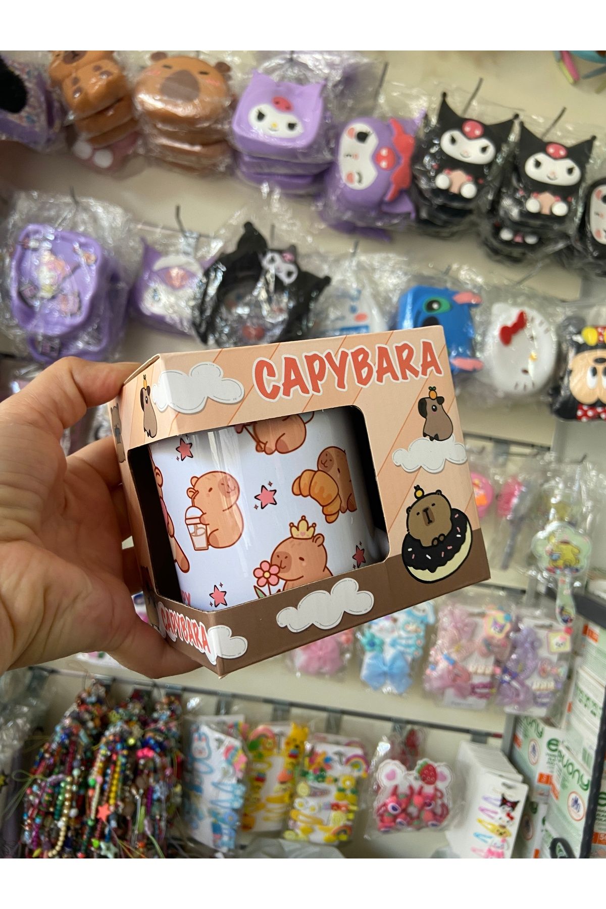 synshop Capybara Kapibara Figür Kupa Bardak