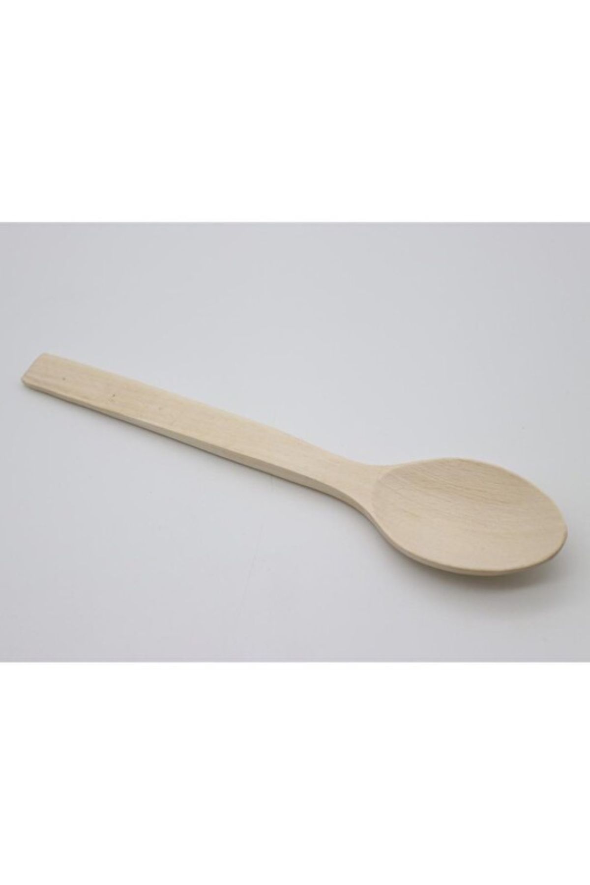 abnturk 2 Adet Ahşap Tahta Kaşık Tahta Yemek Kaşığı 27cm