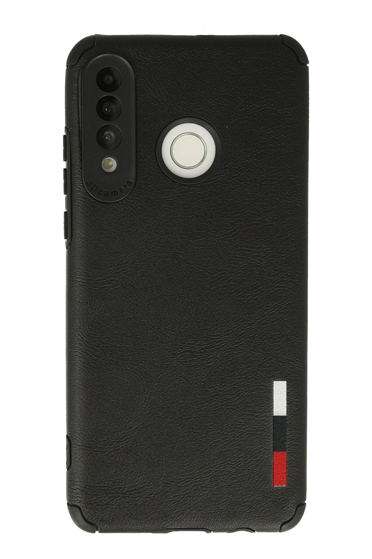NewFace Huawei P30 Lite Kılıf Loop Deri Silikon - Siyah YKTSN