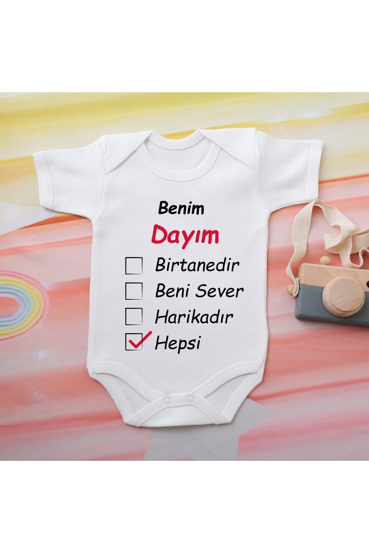 soft wing %100 Pamuklu Organik Baskılı Premium Çıtçıtlı Bebek Body Atlet Zıbın 00558