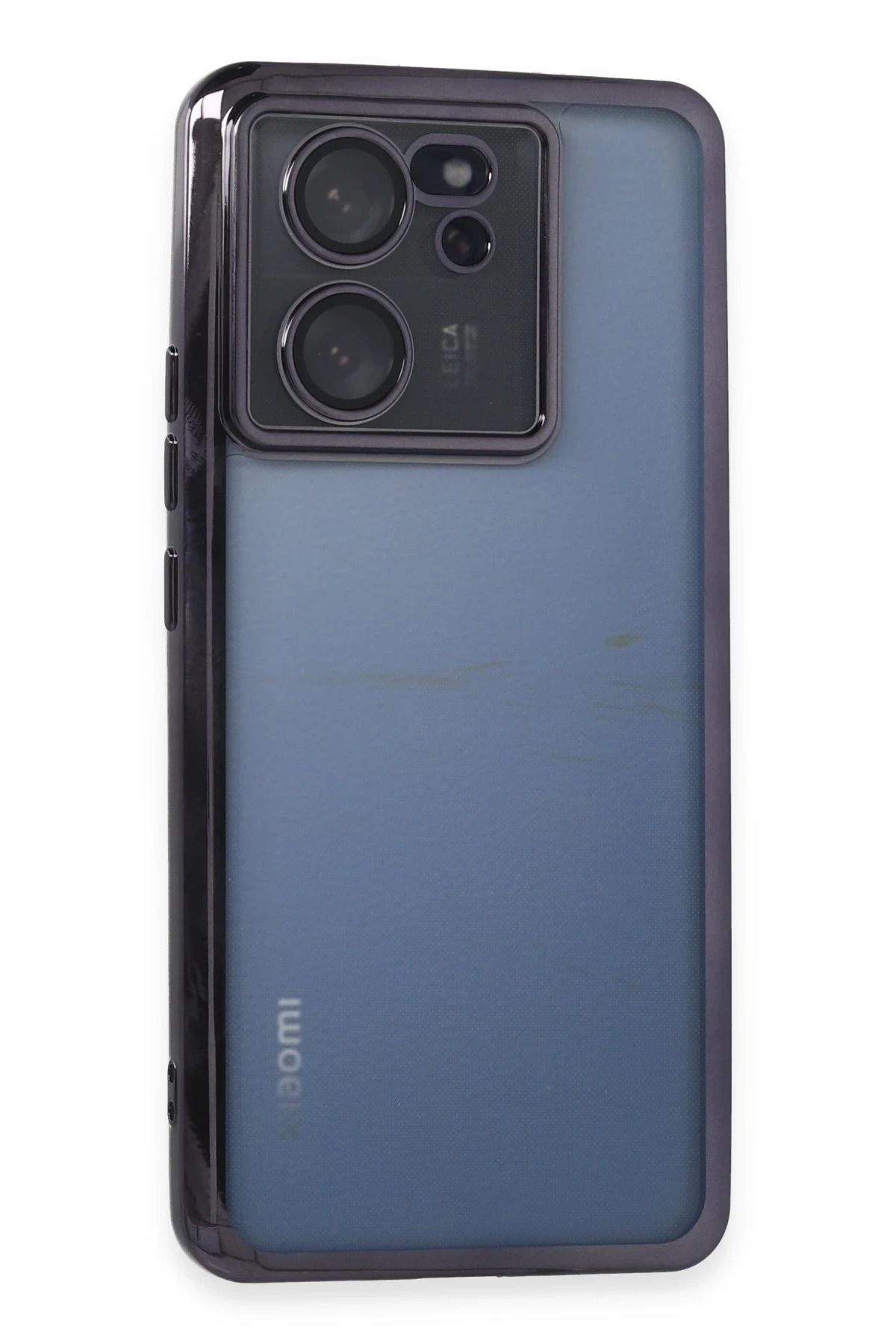 NewFace Xiaomi Mi 13T Kılıf Lensli Silikon - Mor MRAYD