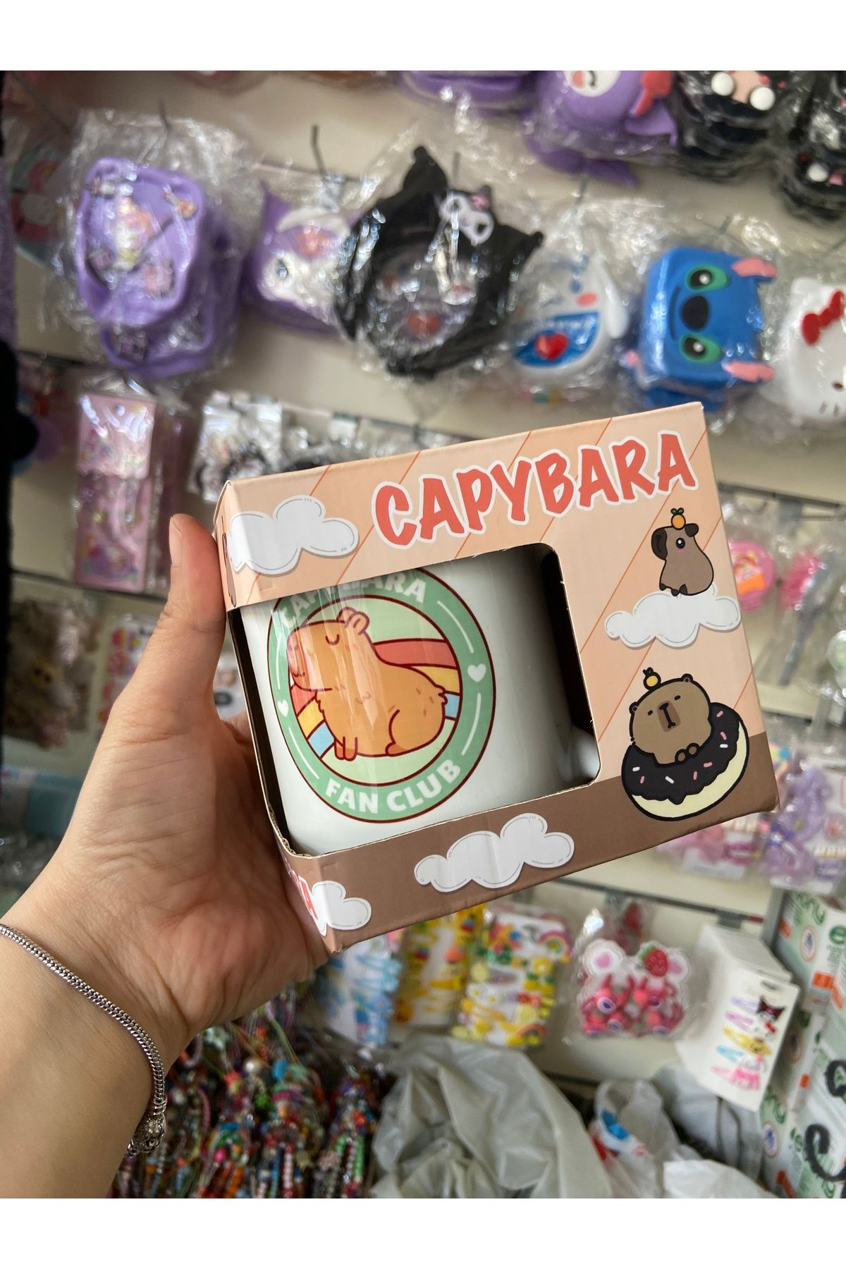synshop Capybara Kapibara Figür Kupa Bardak