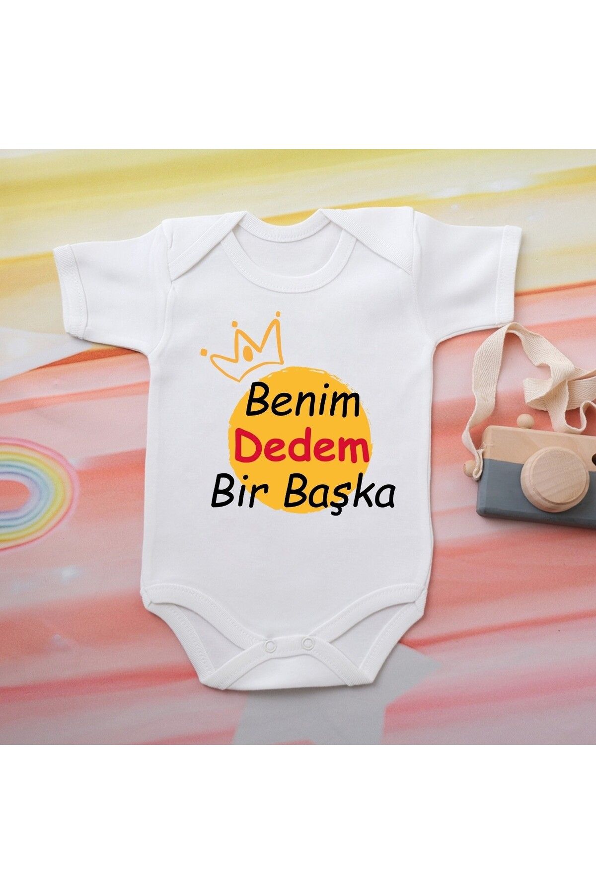 soft wing %100 Pamuklu Organik Baskılı Premium Çıtçıtlı Bebek Body Atlet Zıbın 00513