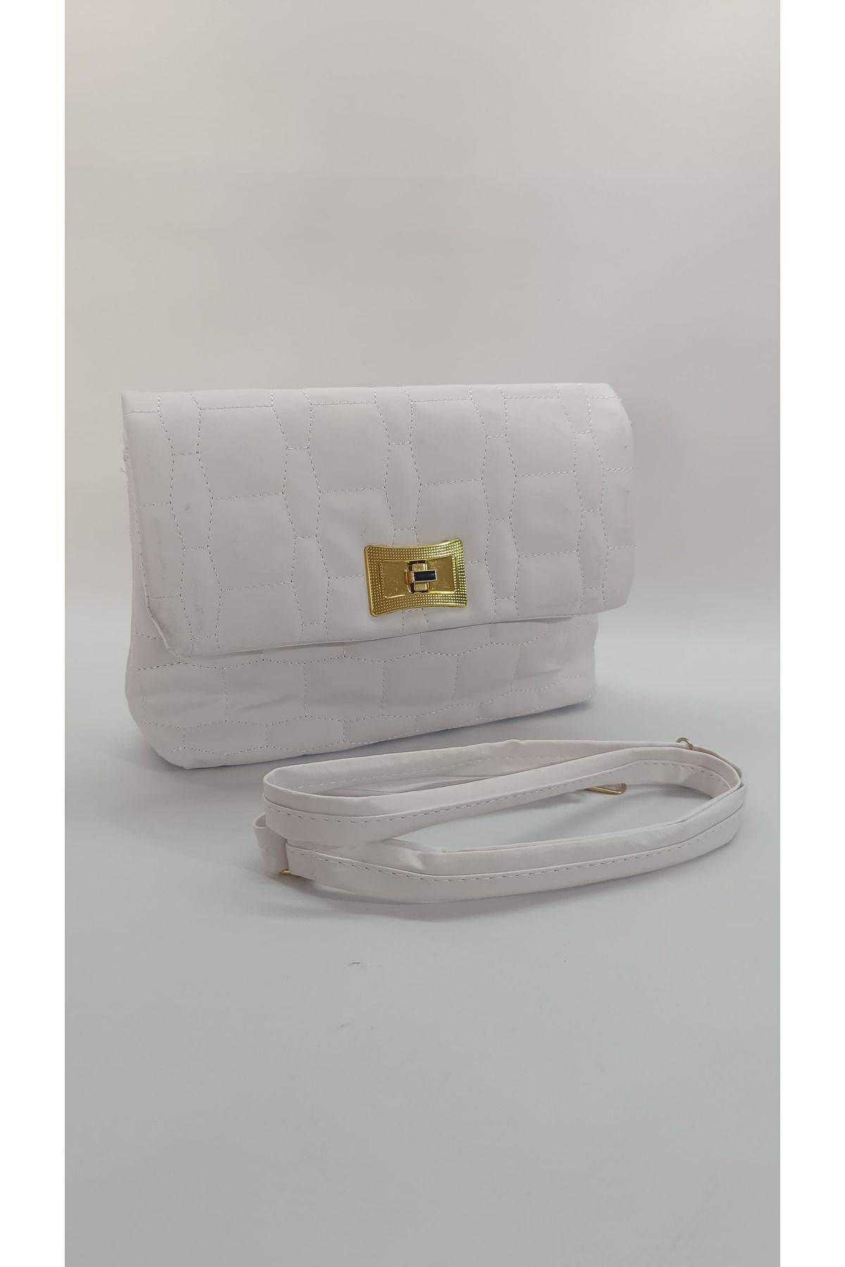 Butik Kadın Suni Deri Askılı Çapraz Ayarlanabilir Omuz Çantası