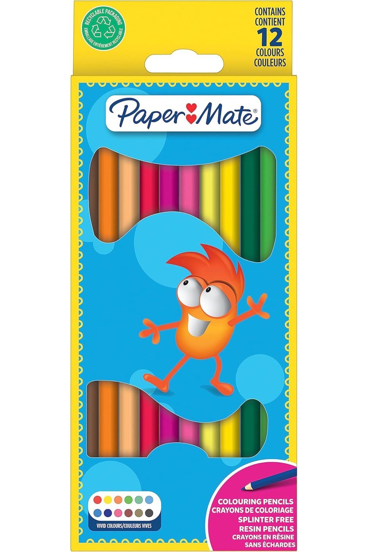DERİK Mate Kuru Boya Kalemi 12'li
