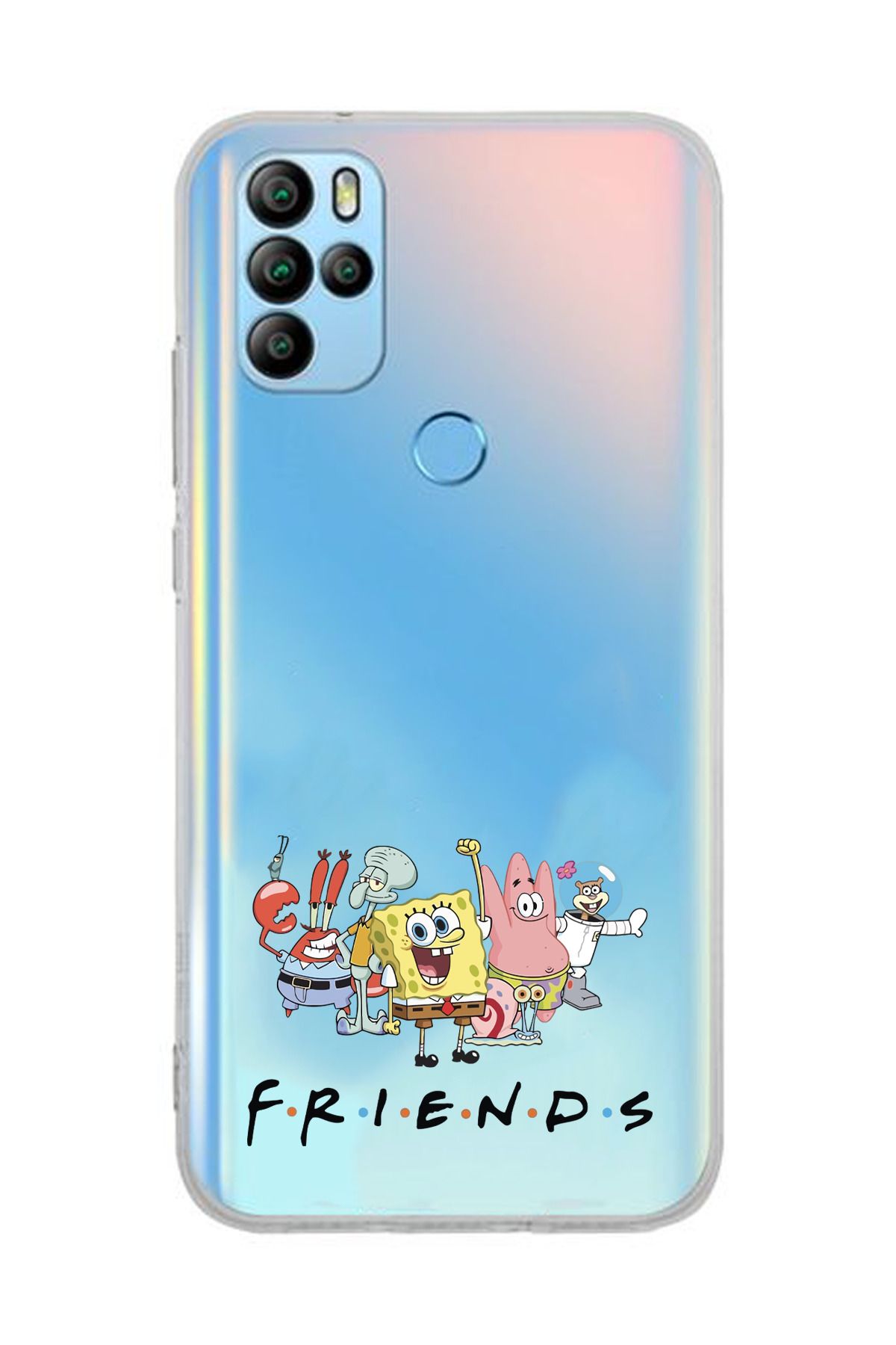 moonset Omix X300/X500 Uyumlu Friends Tasarımlı Baskılı Şeffaf Telefon Kılıfı