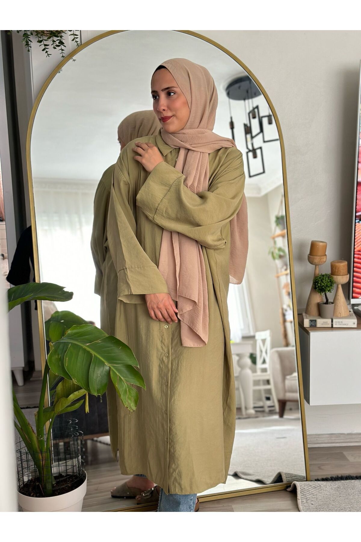 Meralles Geniş Çizgili Tunik