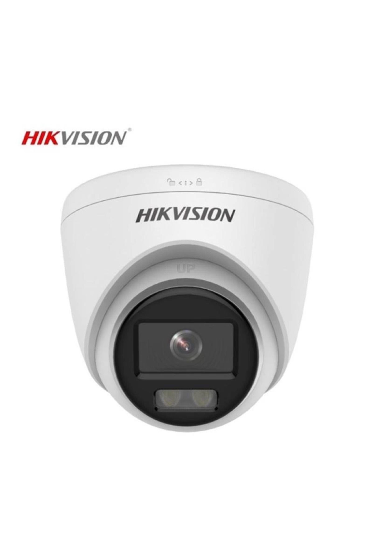 feifei Hikvision 4Mp Dome 2.8Mm Ds-2Cd1347G0-Luf 30Metre H265+ Ip Güvenlik Kamerası Colorvu