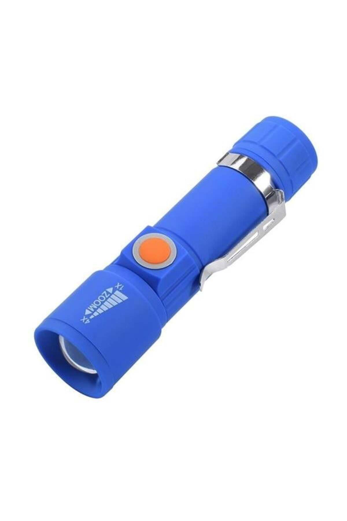 DENİZBİLİŞİM Powermaster Mx-616S Usb Şarjlı 3 Modlu Plastik Kasa Mini El Feneri Özellikleri