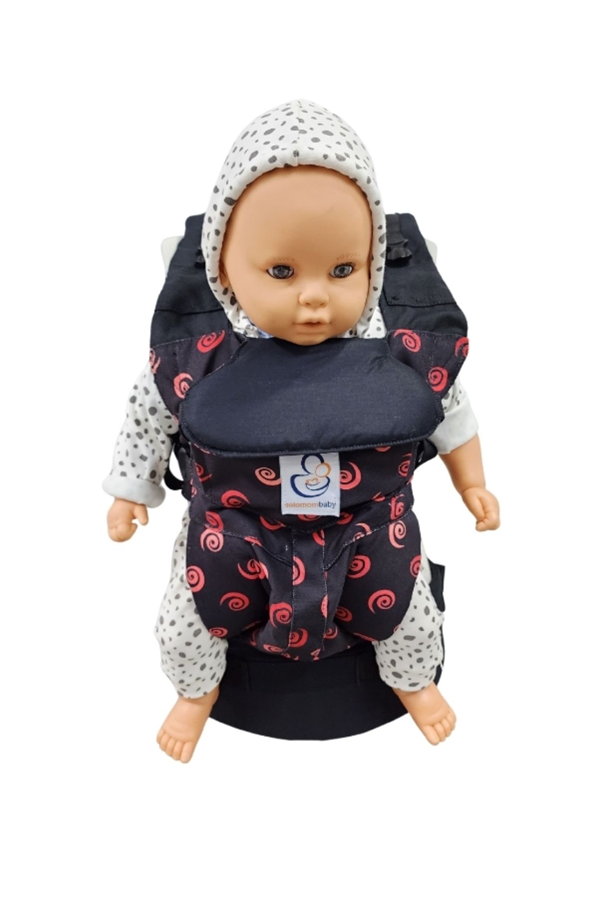 SolomomBaby Kırmızı Sonsuzluk 360 Her Yöne Ergonomik Kanguru