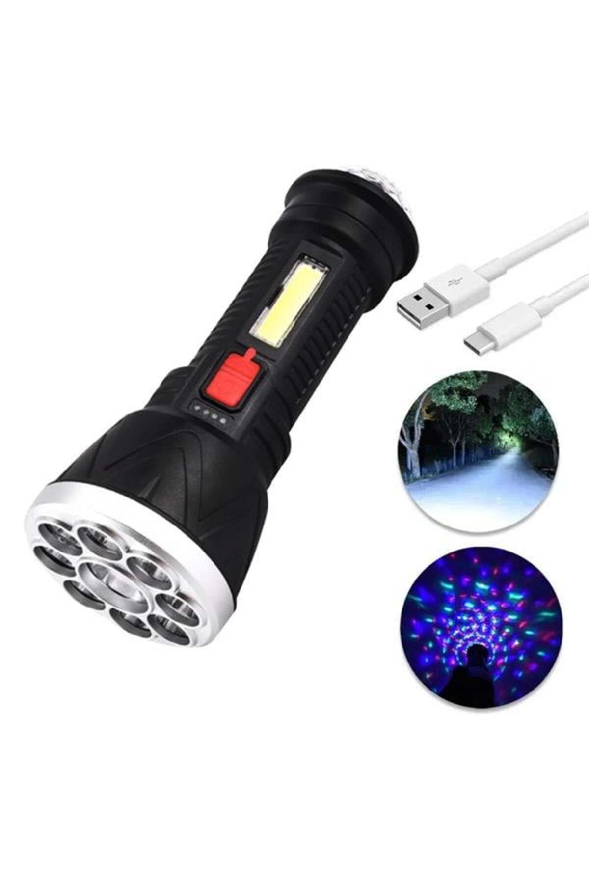robotrend Cl-W09 9+1 Ledli + Flaşörlü Deprem Ve Afet İçin Şarjlı El Feneri